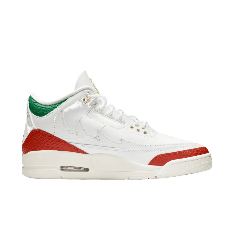 [io1752-100] Mens Air Jordan Retro 3 'el Vuelo Summit White' made by Jordan