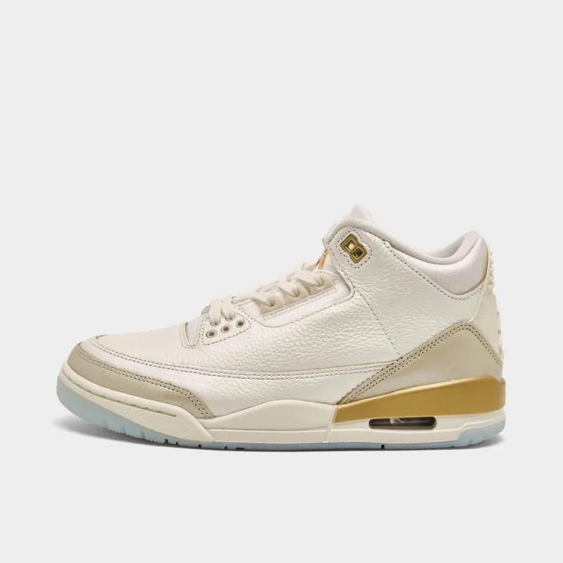 [ib2255-100] Womens Air Jordan Retro 3 'champagne and Oysters made by Jordan