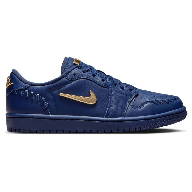 [fn5032-400] Womens Air Jordan Retro 1 Mm Low 'navy Metallic Gold' made by Jordan