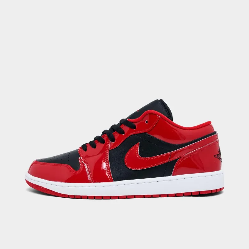 [hv4089-006] Mens Air Jordan Retro 1 Low Se 'patent Varsity Red Black' made by Jordan