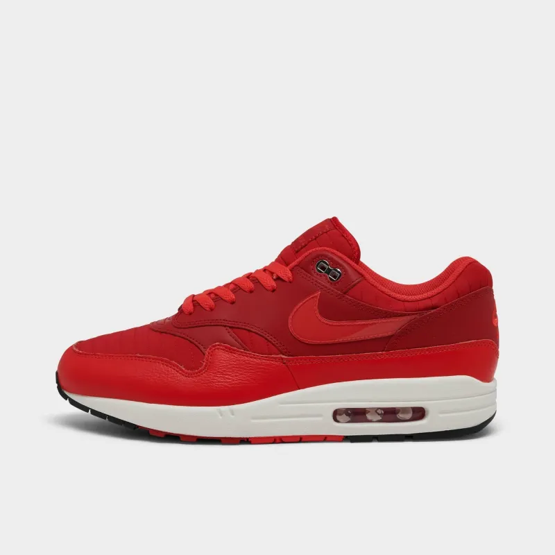 [hq3607-687] Mens Nike Air Max 1 'gym Red Crimson' made by Nike