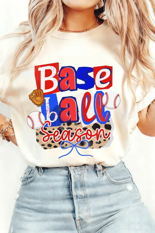 White Baseball Season Playful Printed T Shirt made by Zulily