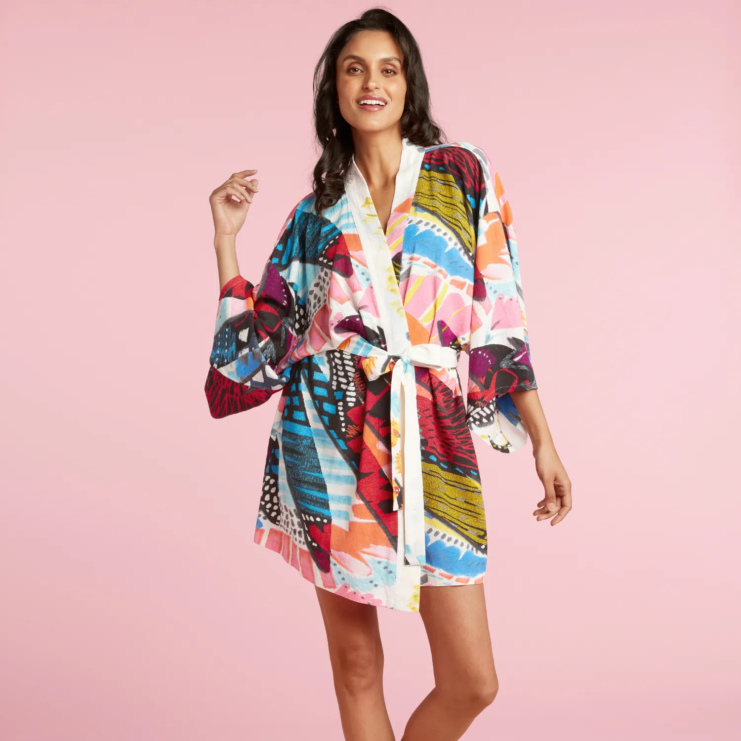 Short Kimono Robe - Cliche sold by Zulily product image thumbnail 3