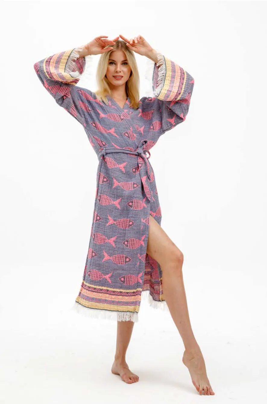 Fish Kimono sold by Zulily
