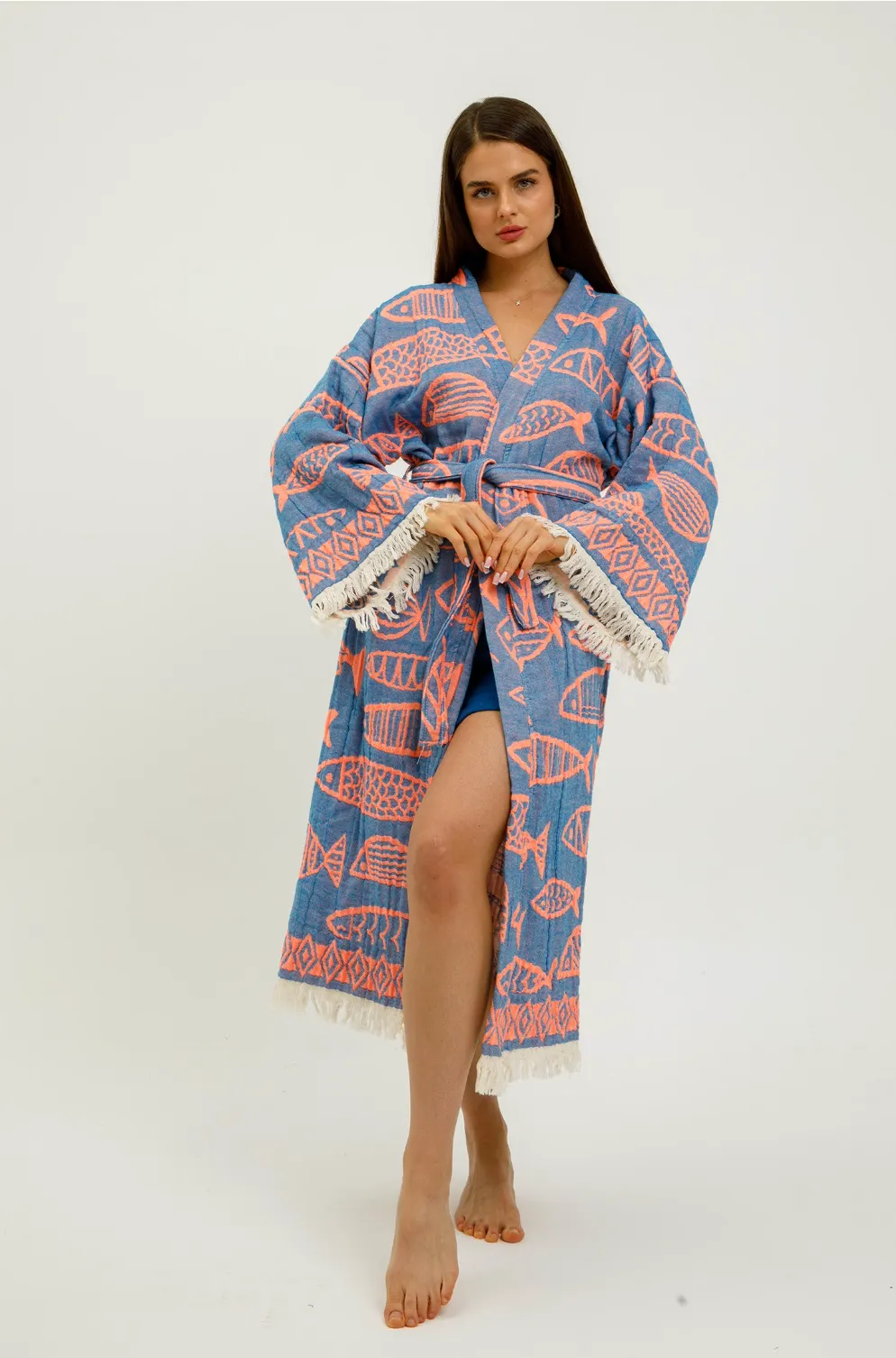 Big Fish Kimono sold by Zulily product image thumbnail 3