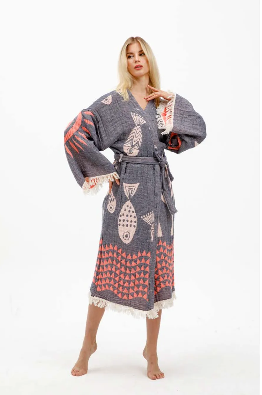 Big Fish Kimono sold by Zulily product image thumbnail 4