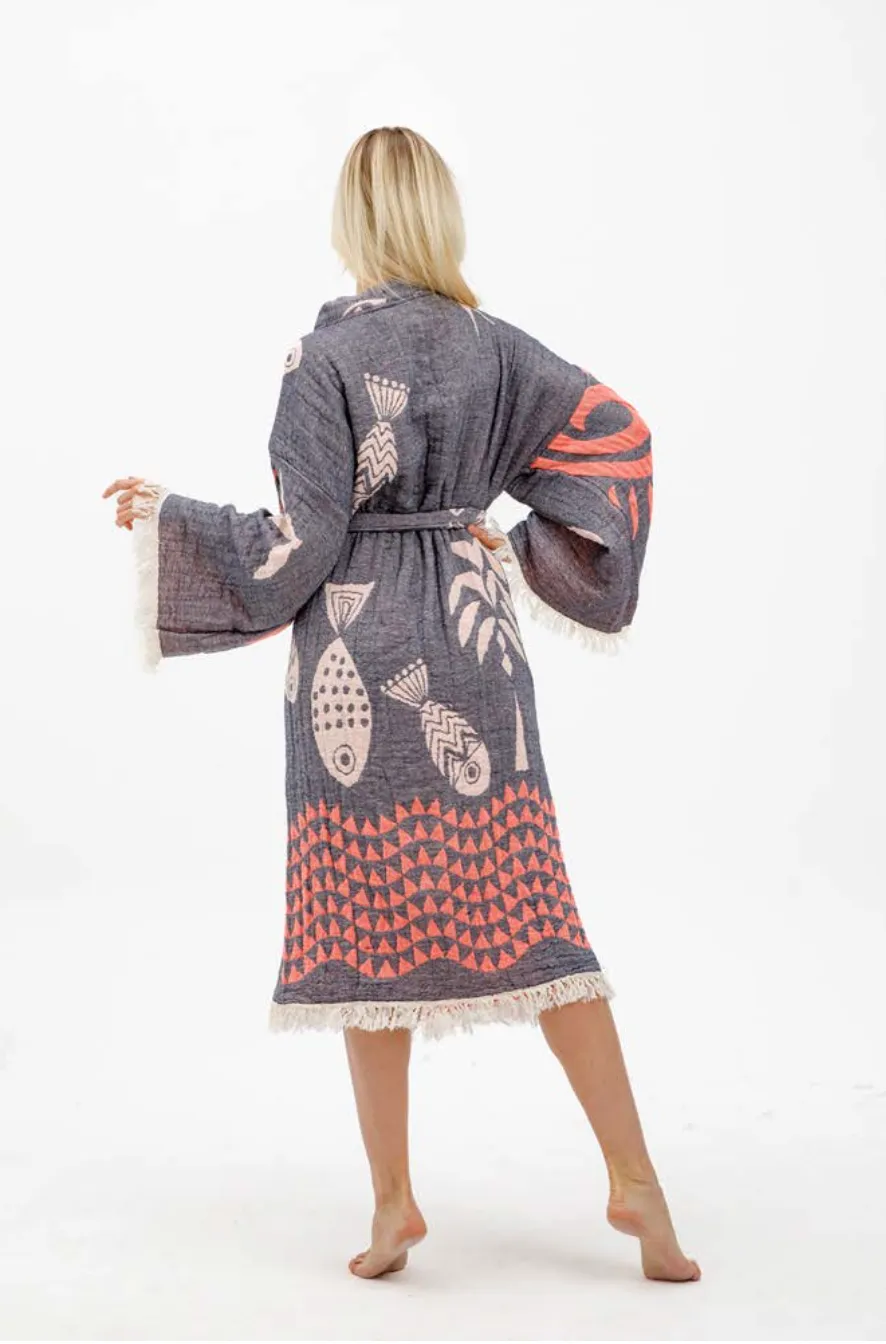 Big Fish Kimono sold by Zulily product image thumbnail 2