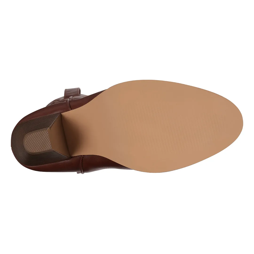 Beth Cognac Booties with Rhinestones sold by Zulily product image thumbnail 5