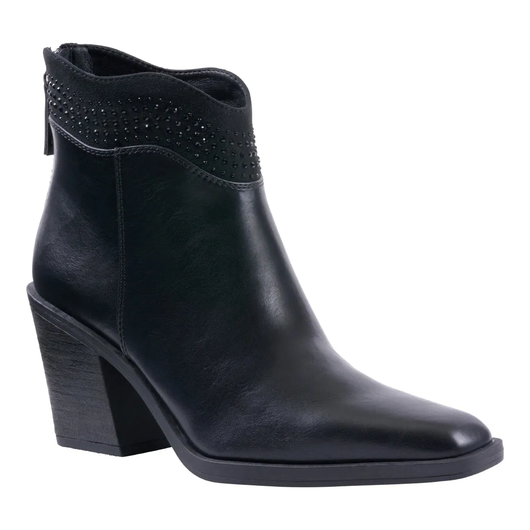 Women's Dawn Black Bootie sold by Zulily