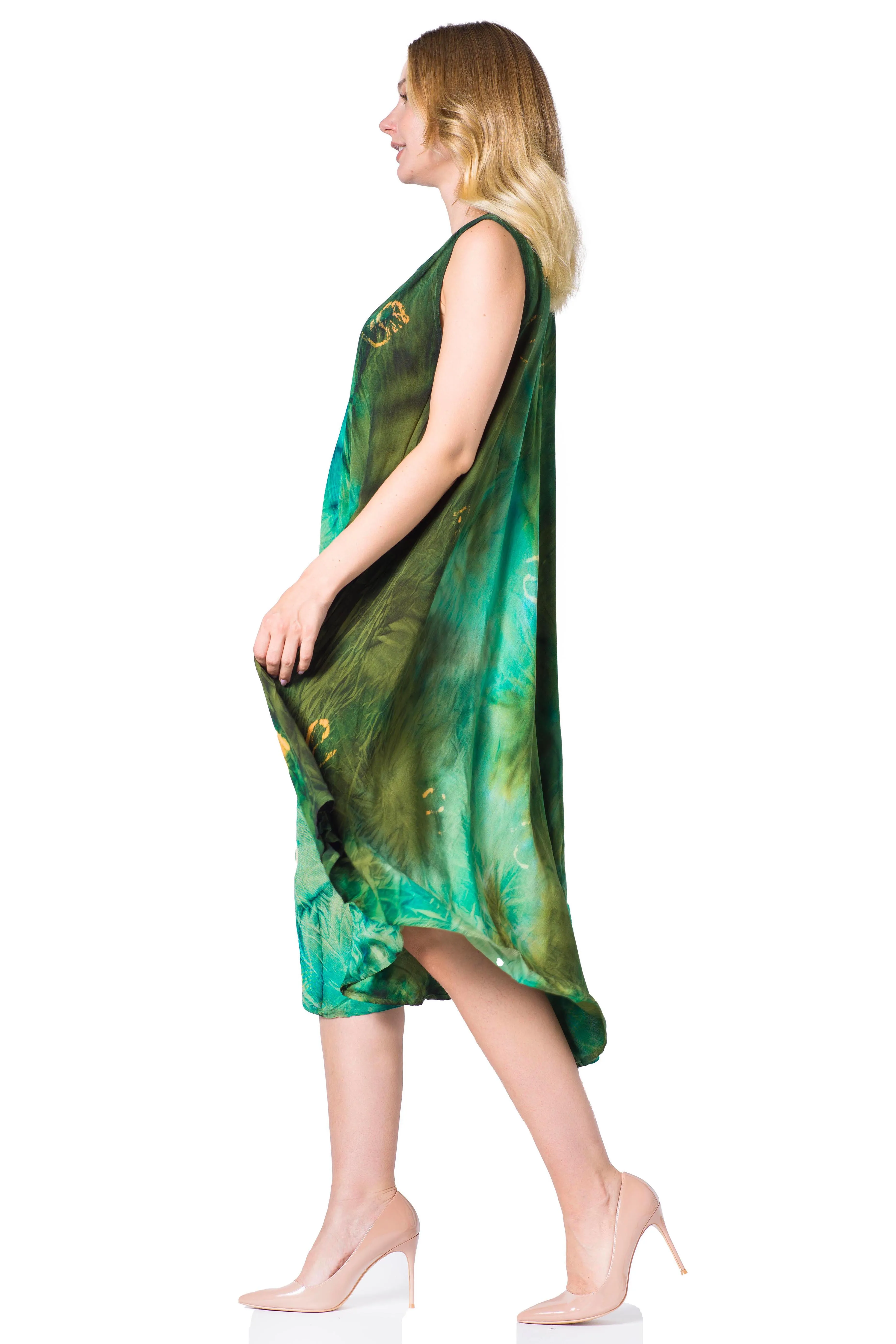 Sakkas Starlight Caftan Tank Dress / Cover Up sold by Zulily product image thumbnail 3