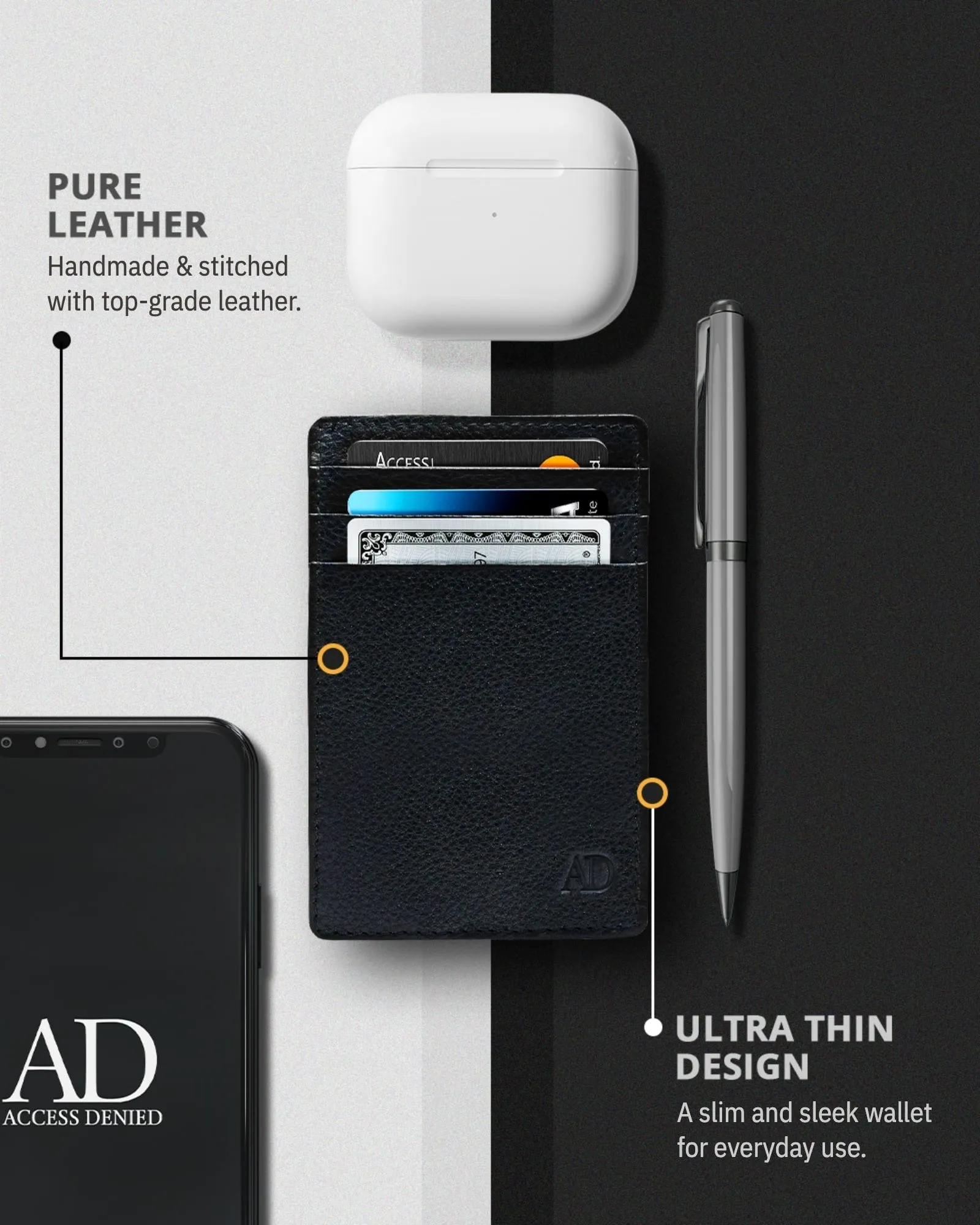 Slim Minimalist Card Holder sold by Zulily product image thumbnail 2