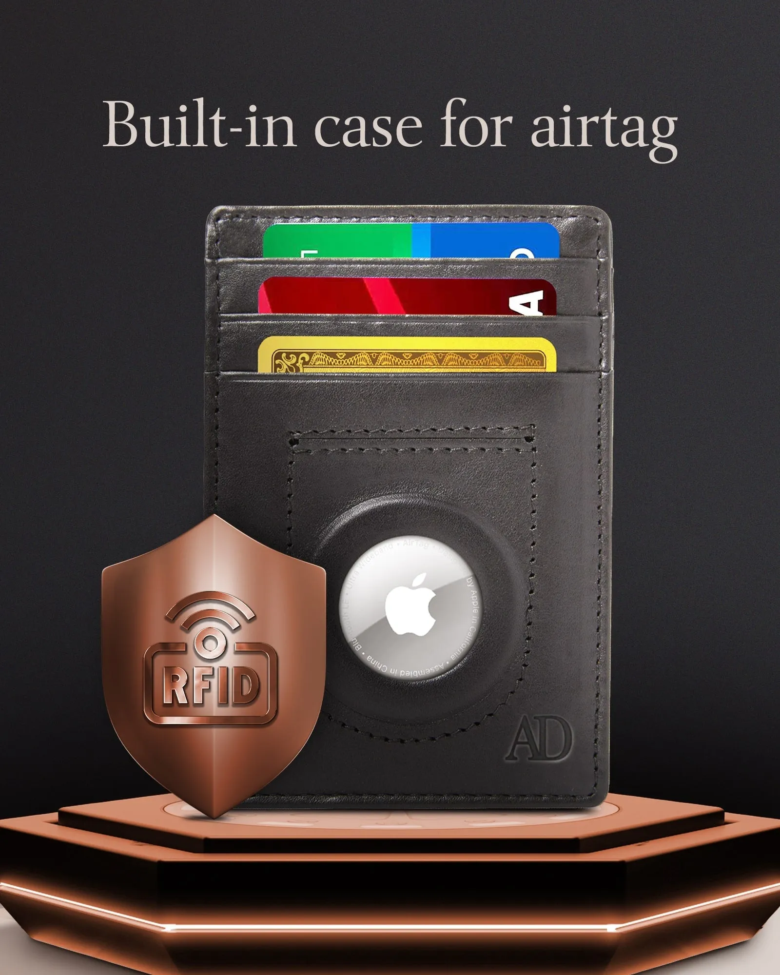 Slim Card Holder With Air Tag Holder sold by Zulily product image thumbnail 5