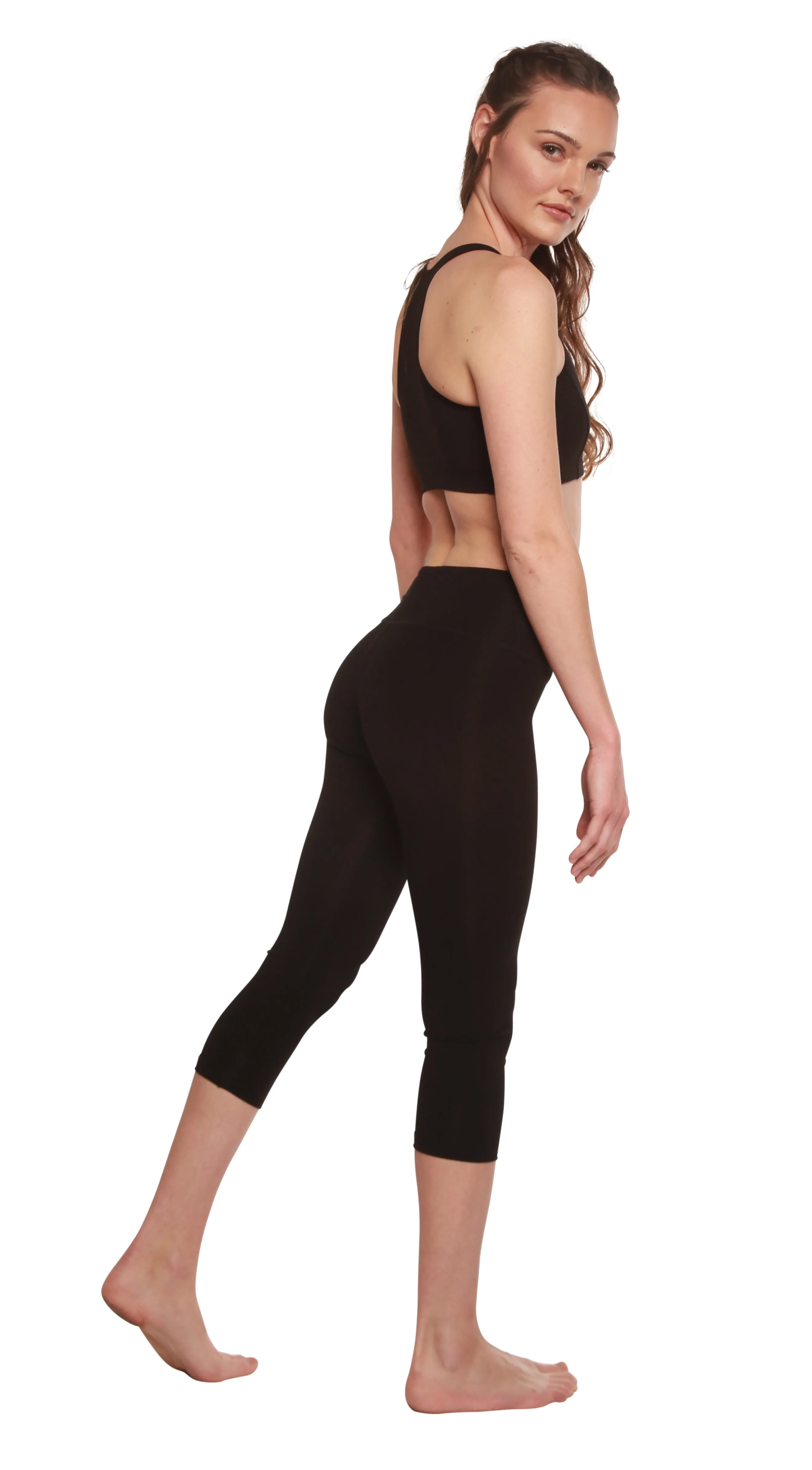 Women's Bamboo Viscose/Cotton Capri Style Leggings sold by Zulily product image thumbnail 3