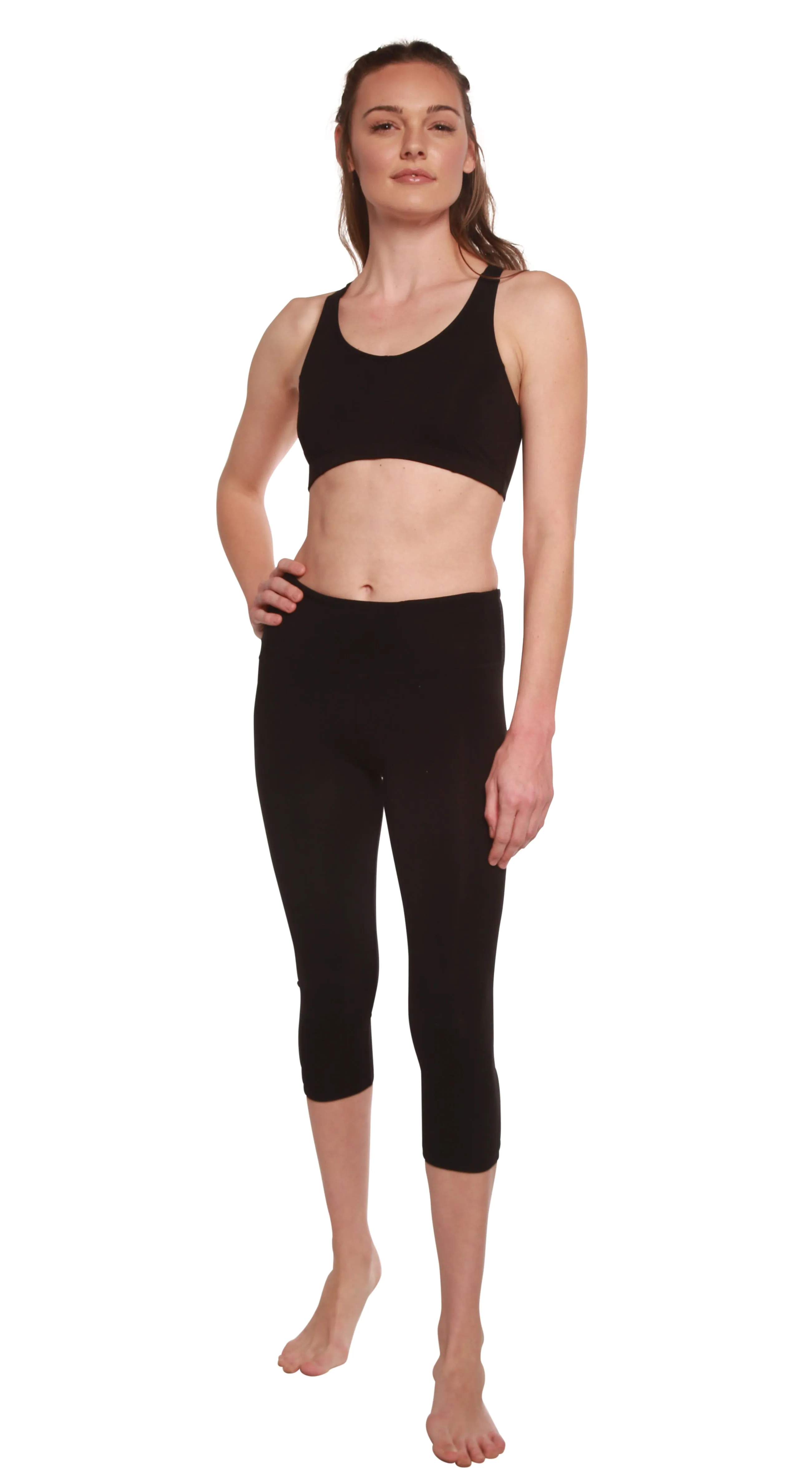 Women's Bamboo Viscose/Cotton Capri Style Leggings sold by Zulily product image thumbnail 4