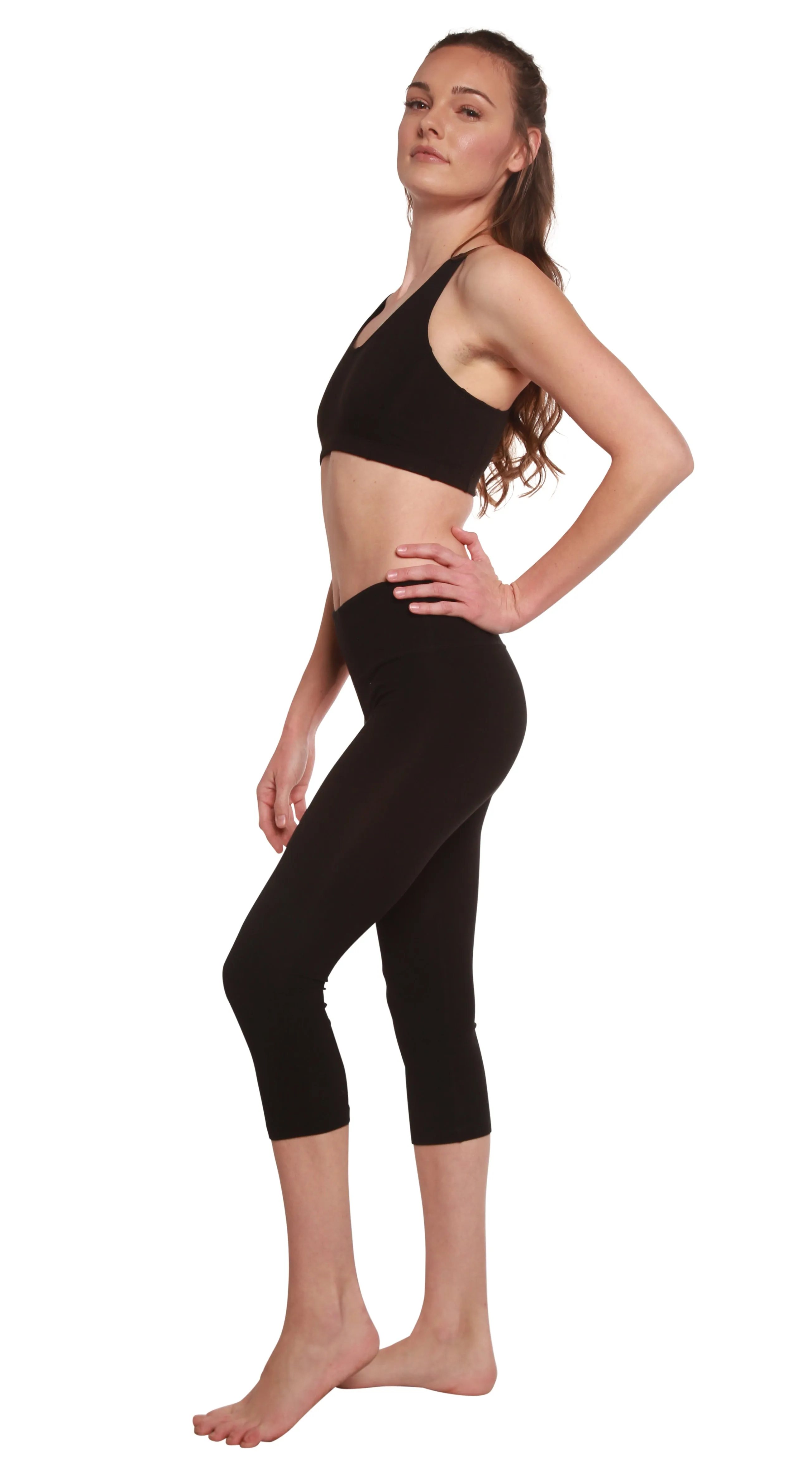 Women's Bamboo Viscose/Cotton Capri Style Leggings sold by Zulily product image thumbnail 5