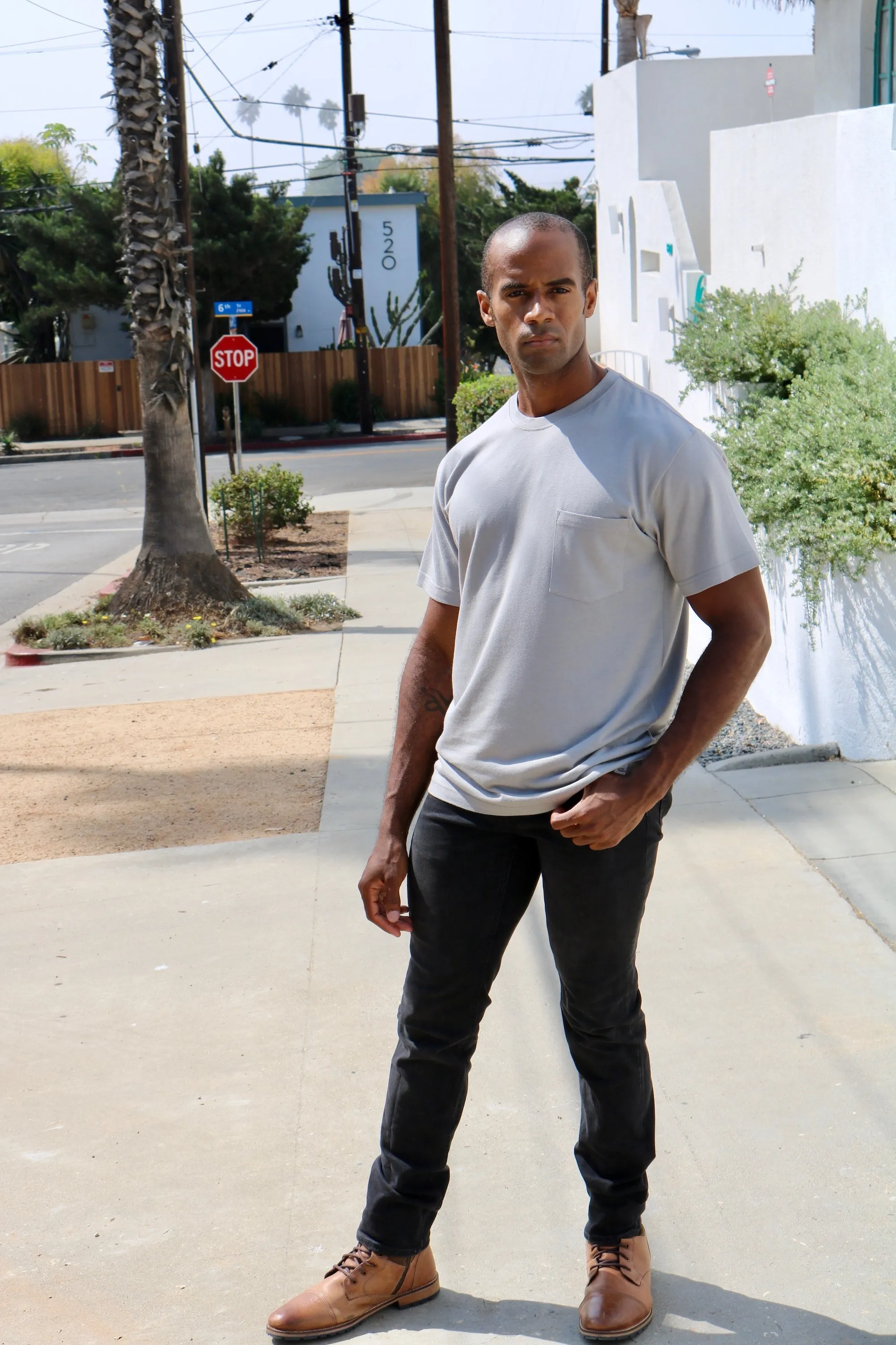 Men's Bamboo Viscose/Organic Cotton Pocket T-Shirt sold by Zulily product image thumbnail 3