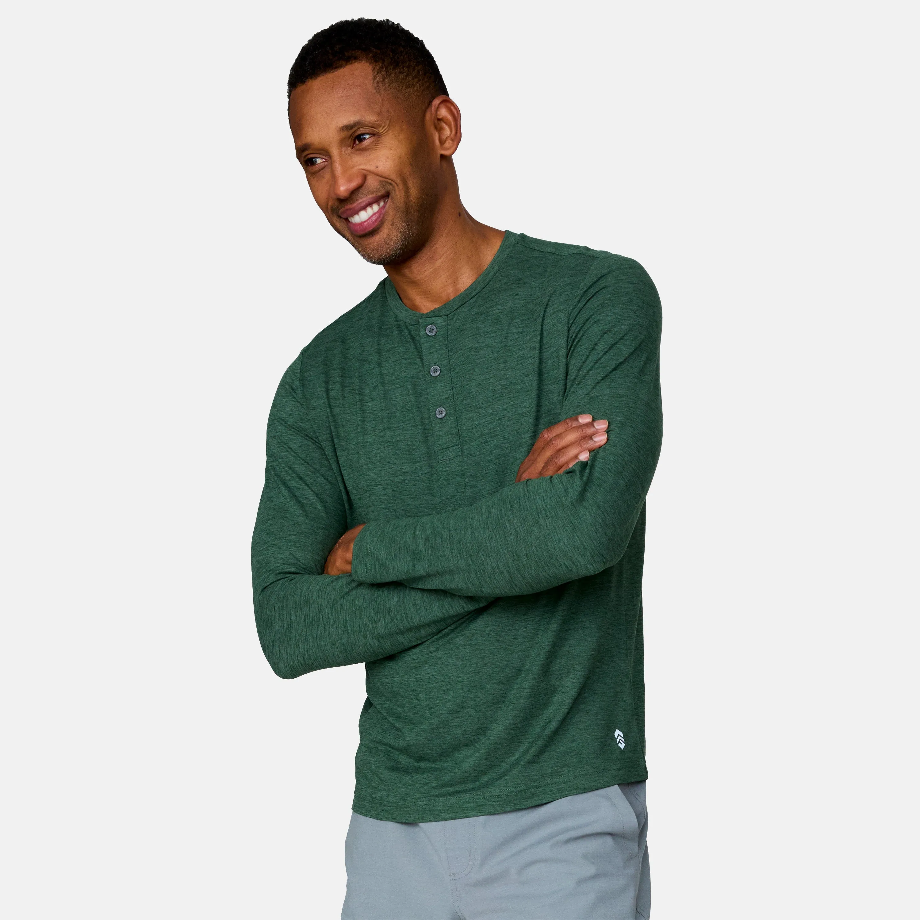 Men's Henley Long Sleeve Shirt sold by Zulily product image thumbnail 4