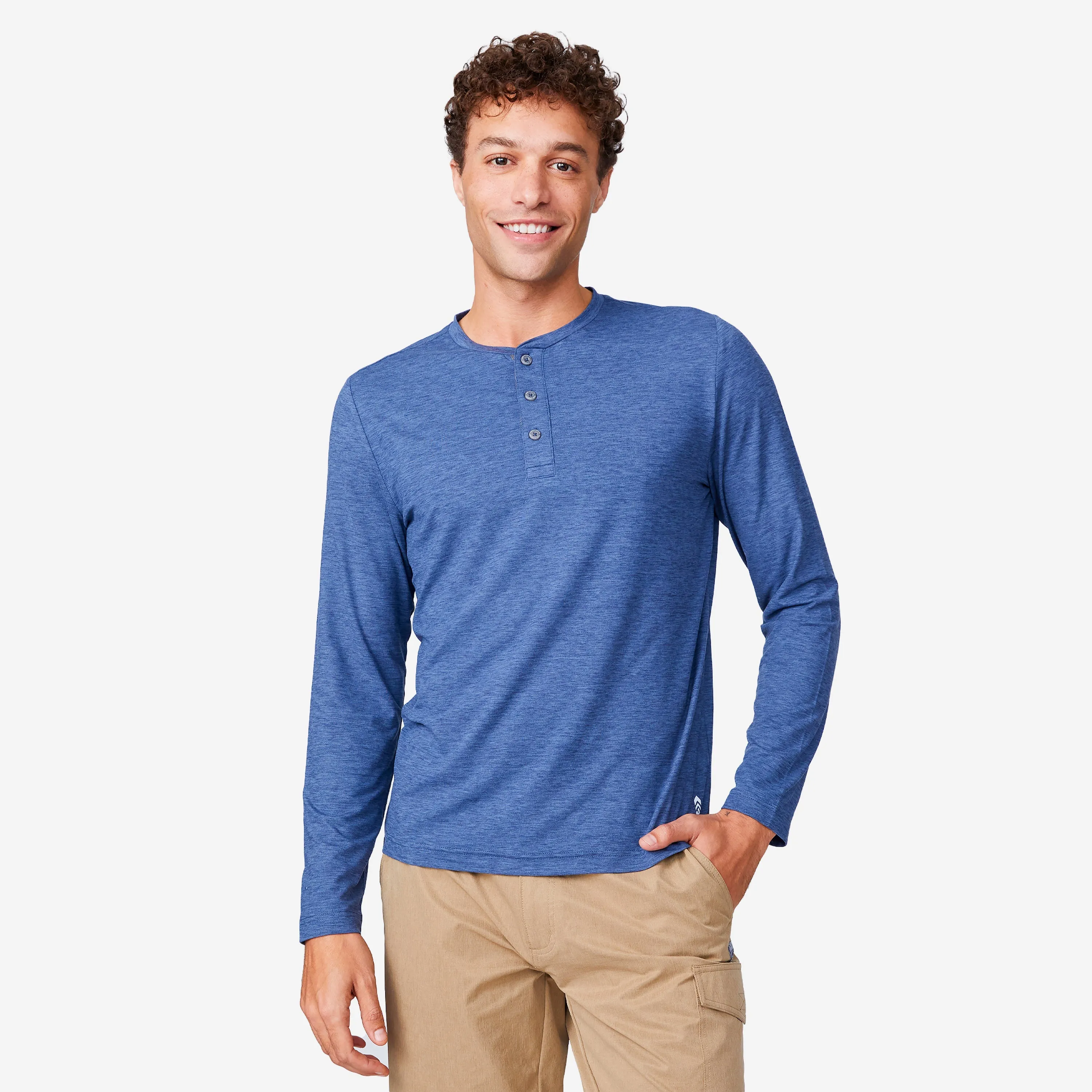 Men's Henley Long Sleeve Shirt sold by Zulily product image thumbnail 5