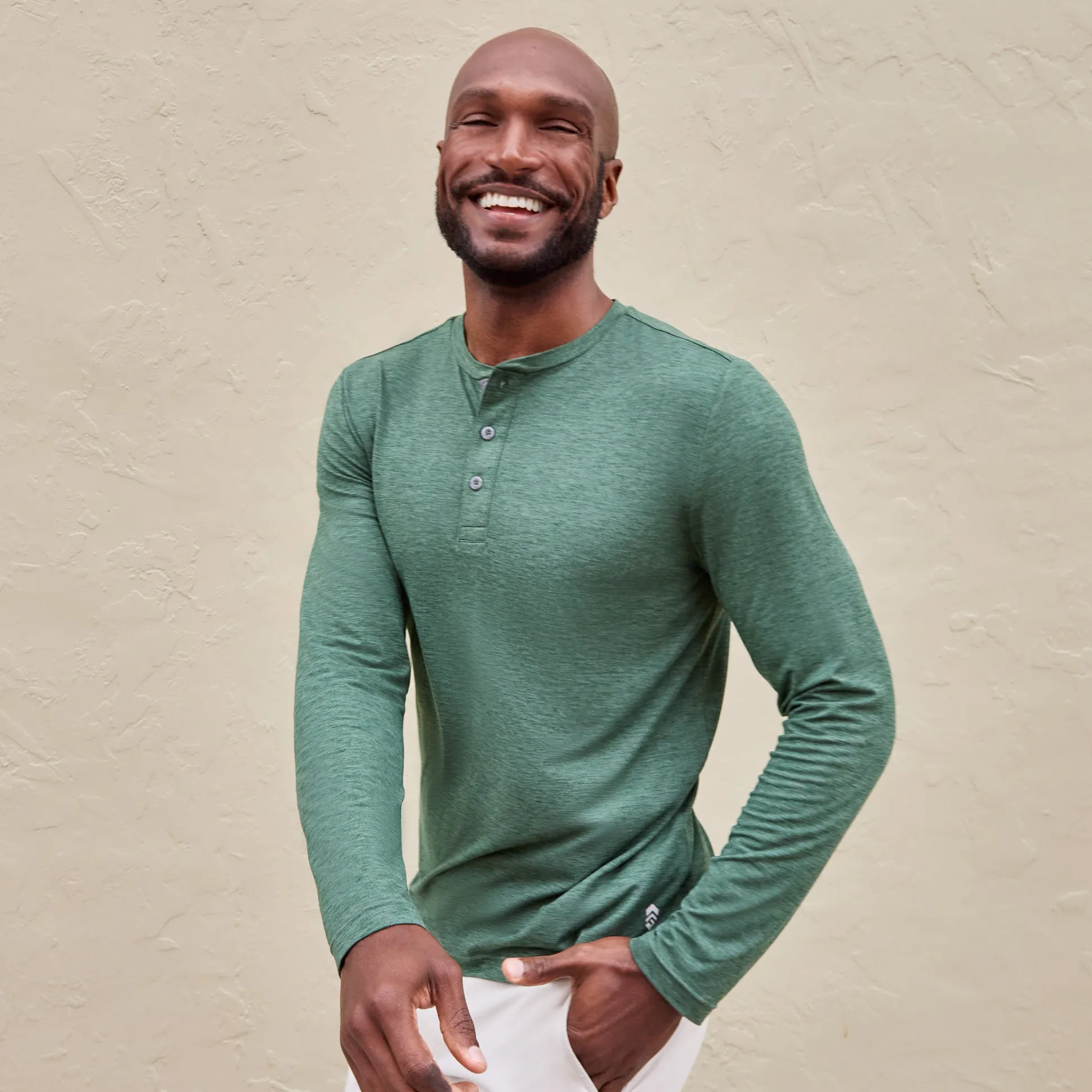Men's Henley Long Sleeve Shirt sold by Zulily product image thumbnail 2