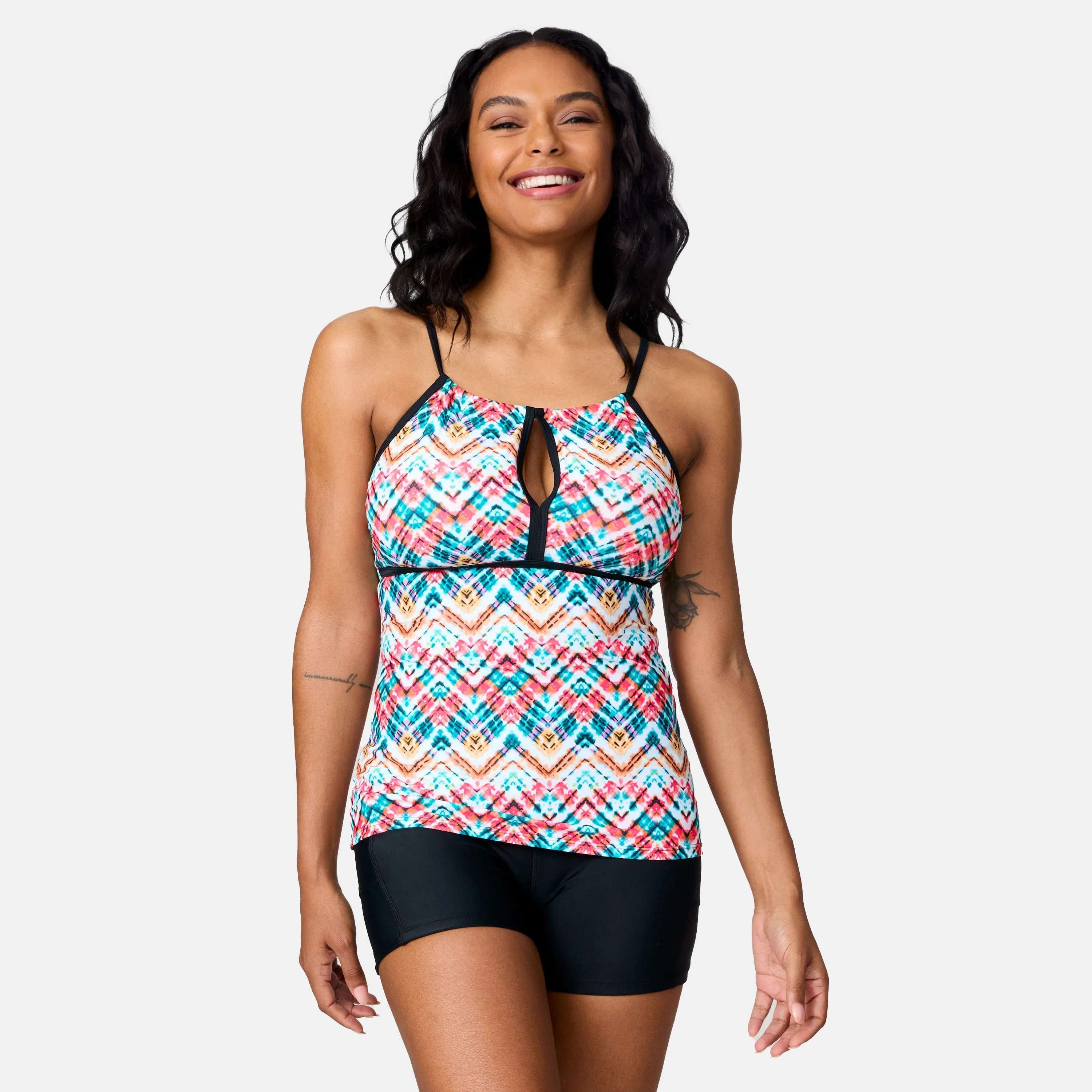 Women's Zigzag Zest 2-in-1 Keyhole Tankini Top sold by Zulily product image thumbnail 4