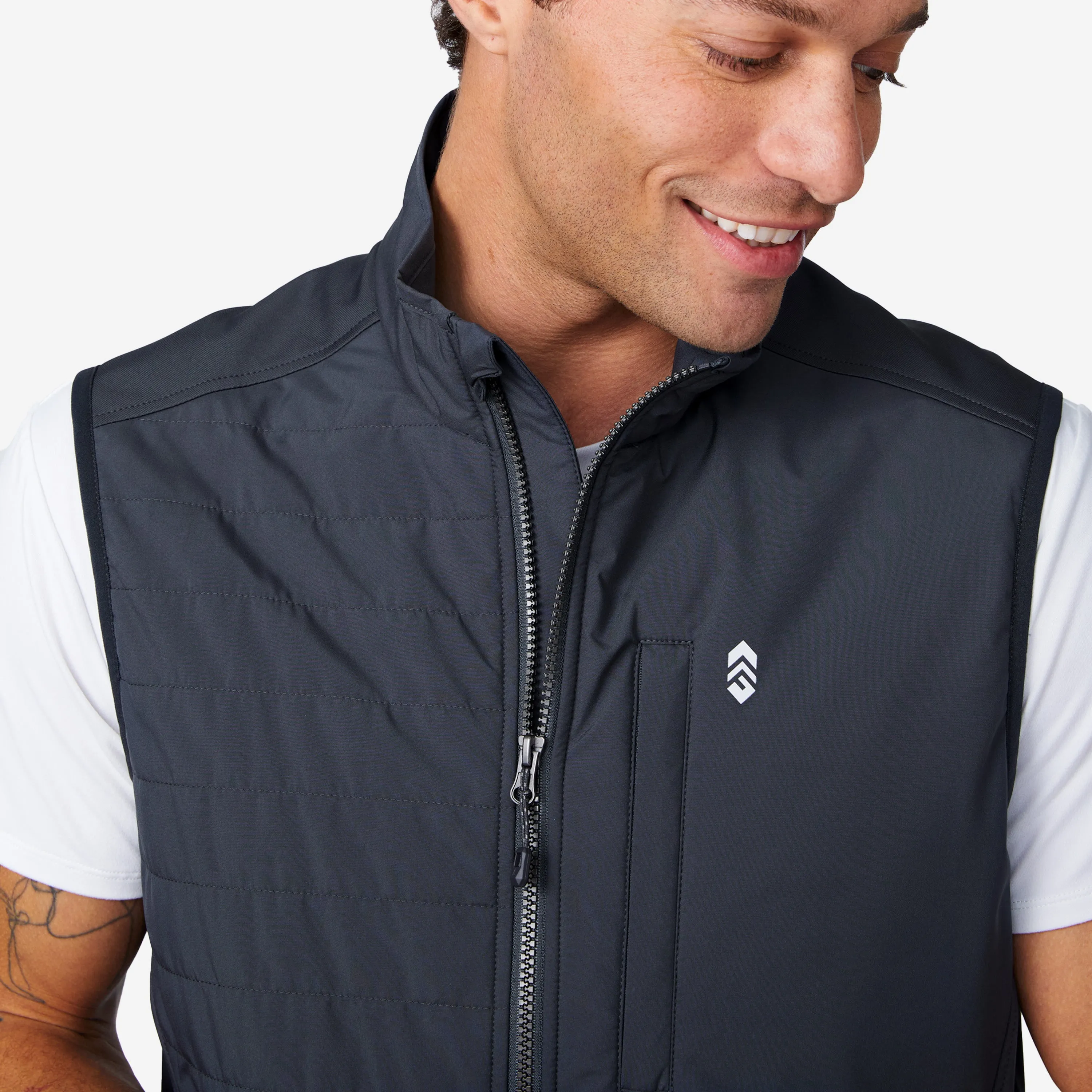 Men's High Stretch Full Zip Vest sold by Zulily product image thumbnail 3