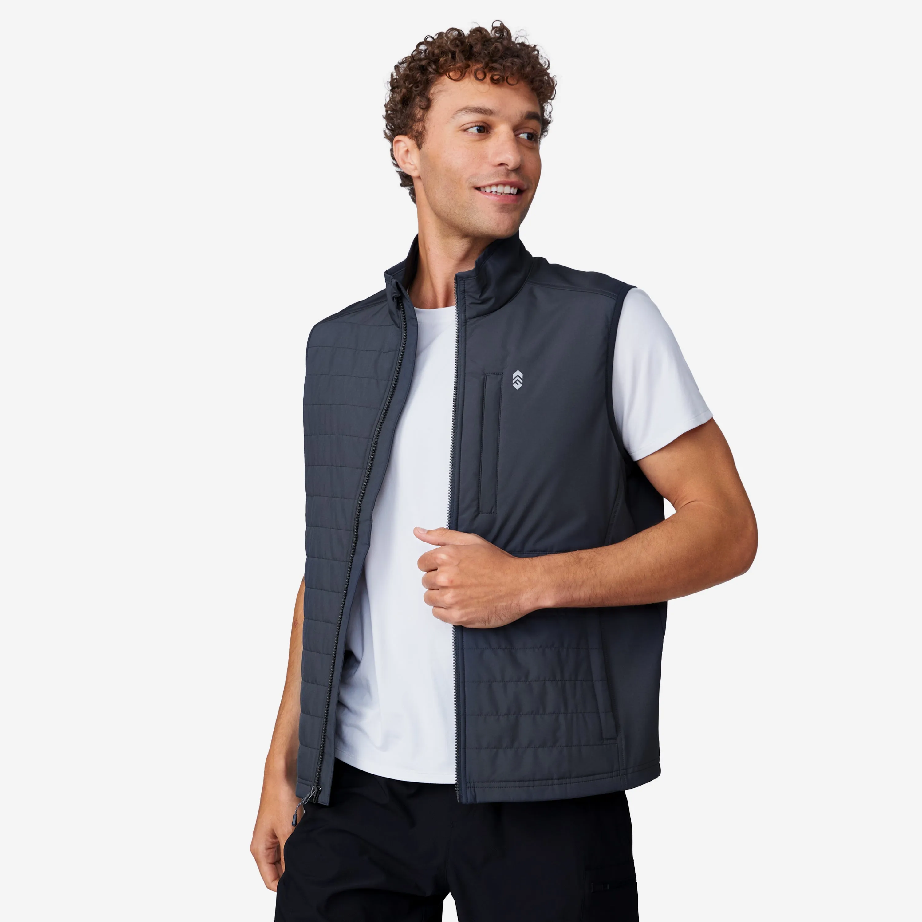 Men's High Stretch Full Zip Vest sold by Zulily product image thumbnail 4