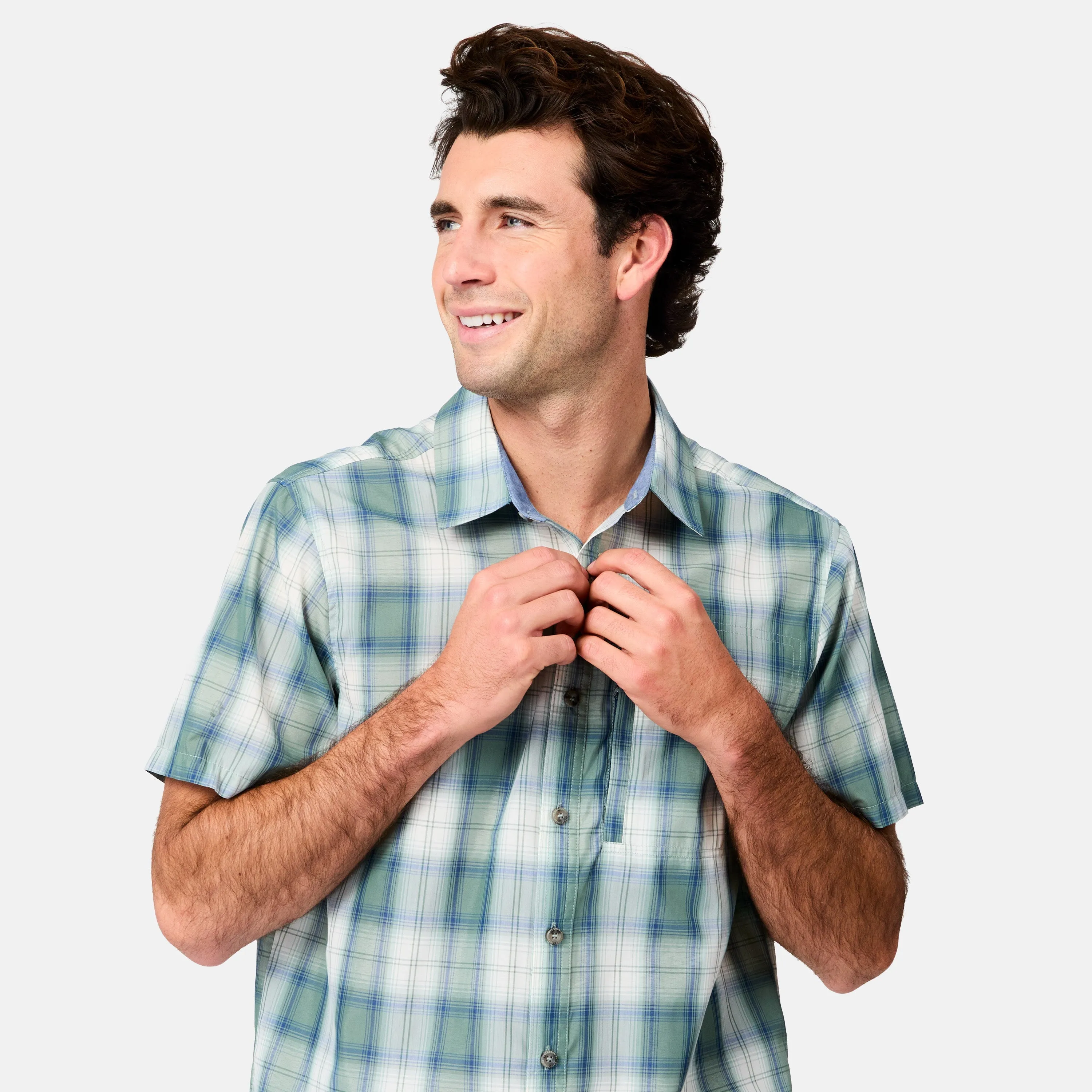 Men's Excursion Short Sleeve Poplin Shirt sold by Zulily product image thumbnail 3