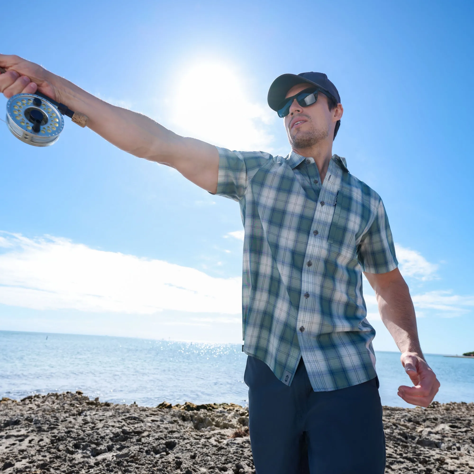 Men's Excursion Short Sleeve Poplin Shirt sold by Zulily