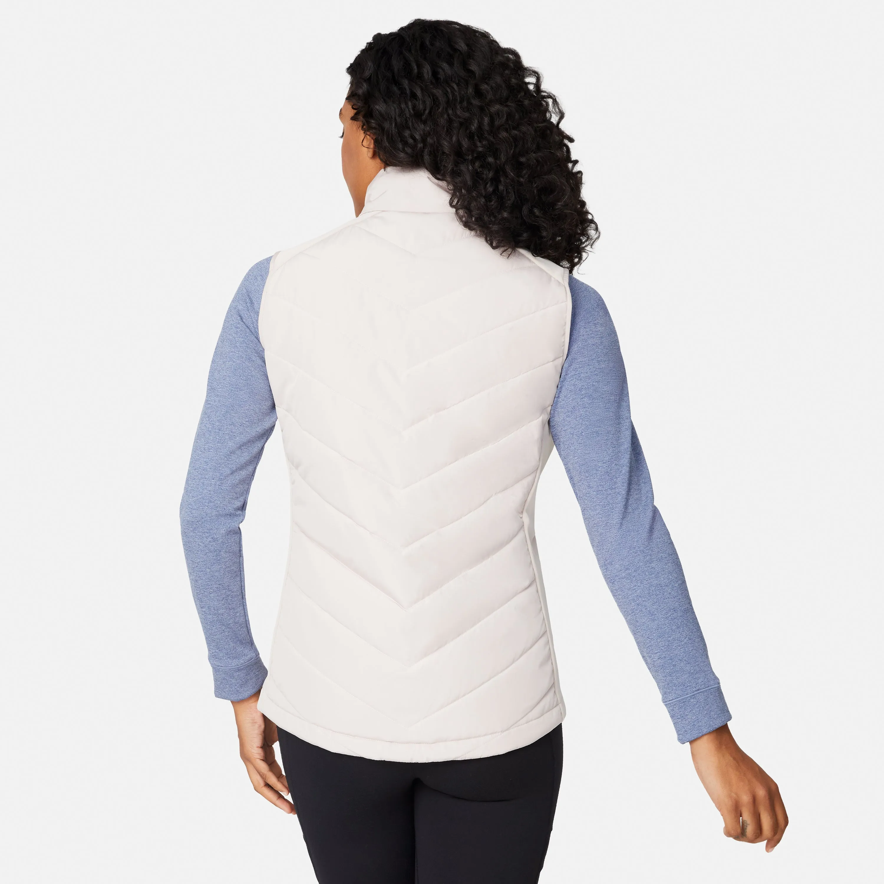 Women's Quilted Hybrid Vest sold by Zulily product image thumbnail 3