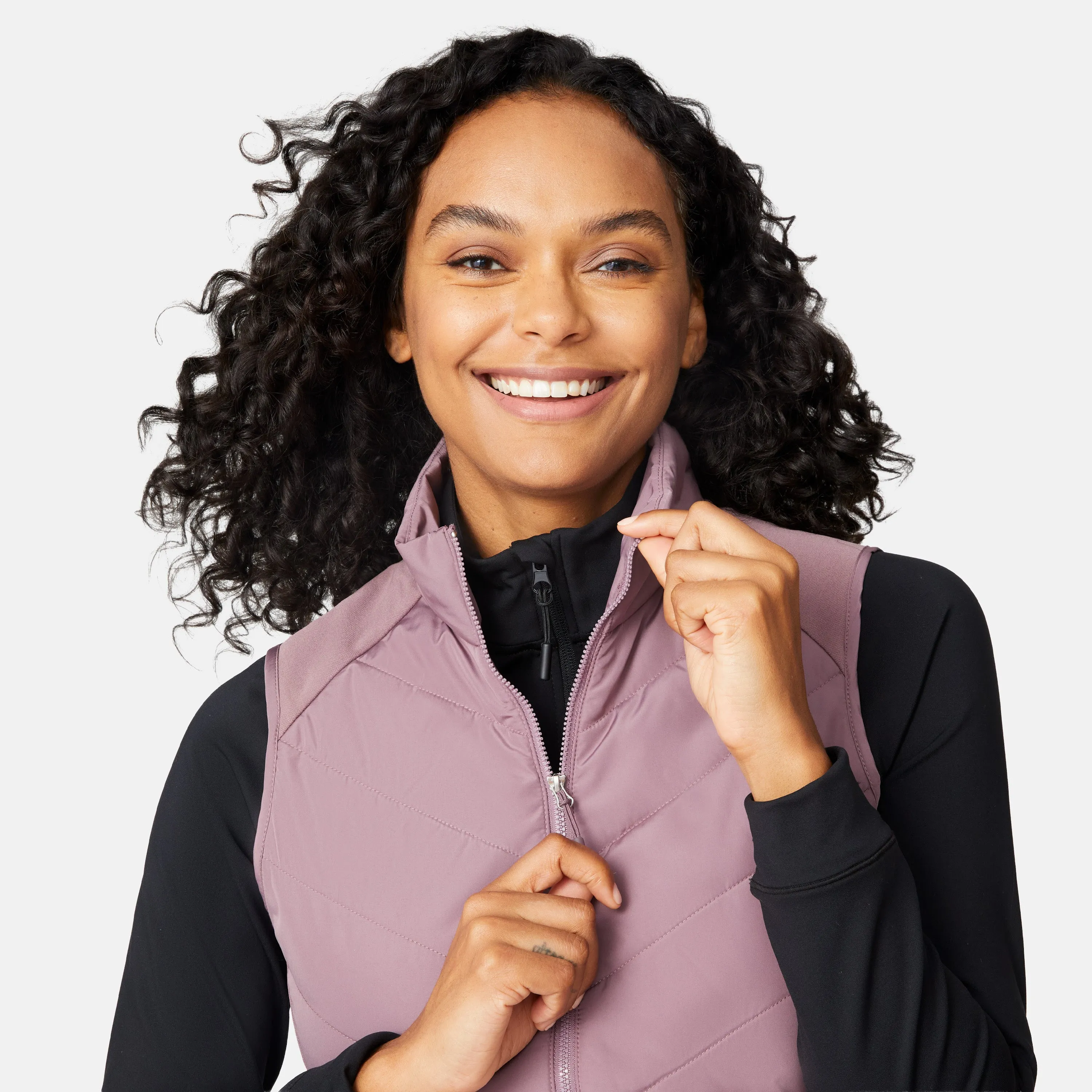 Women's Quilted Hybrid Vest sold by Zulily product image thumbnail 5