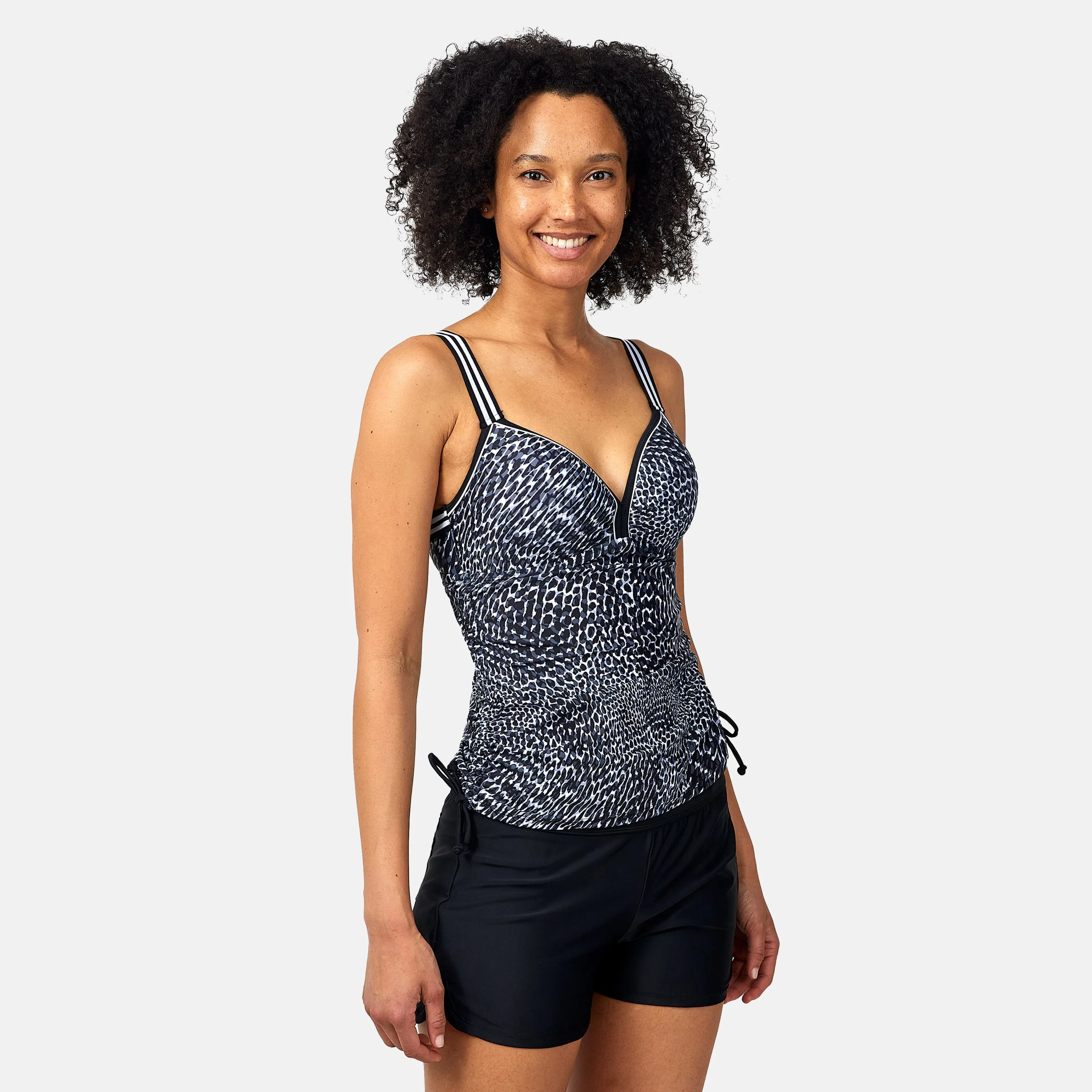 Women's Sea Skin Track Stripe Tankini sold by Zulily