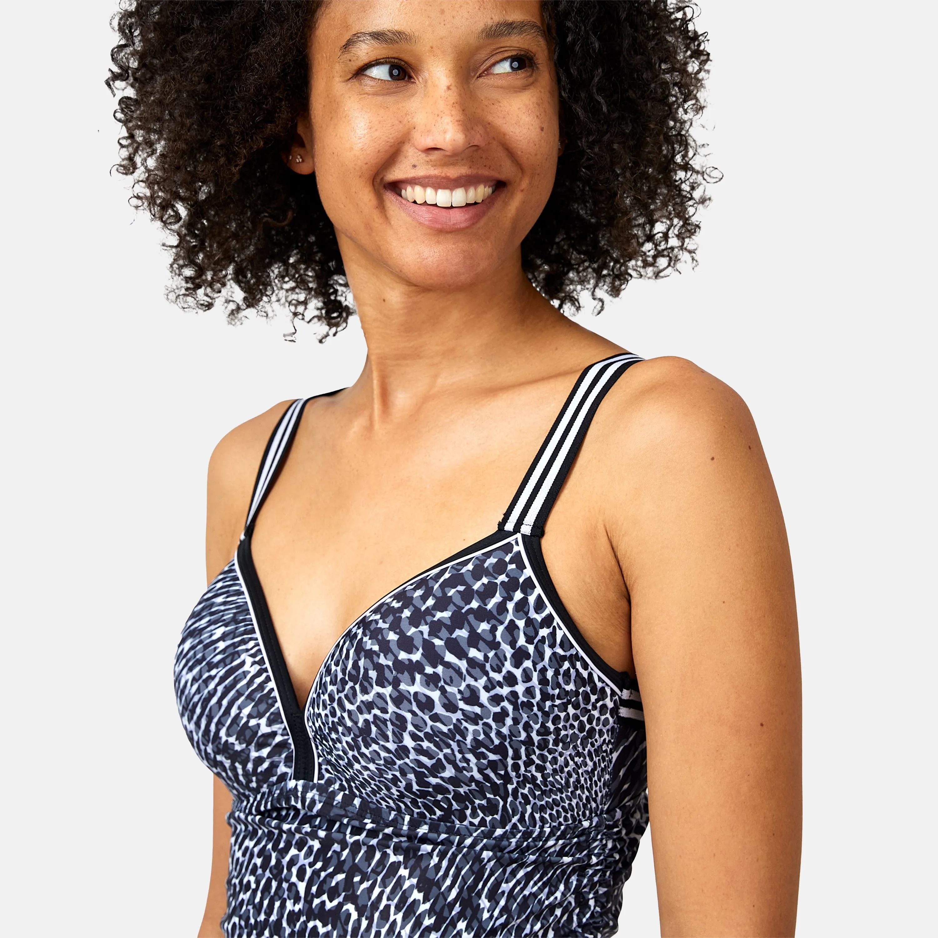 Women's Sea Skin Track Stripe Tankini sold by Zulily product image thumbnail 2