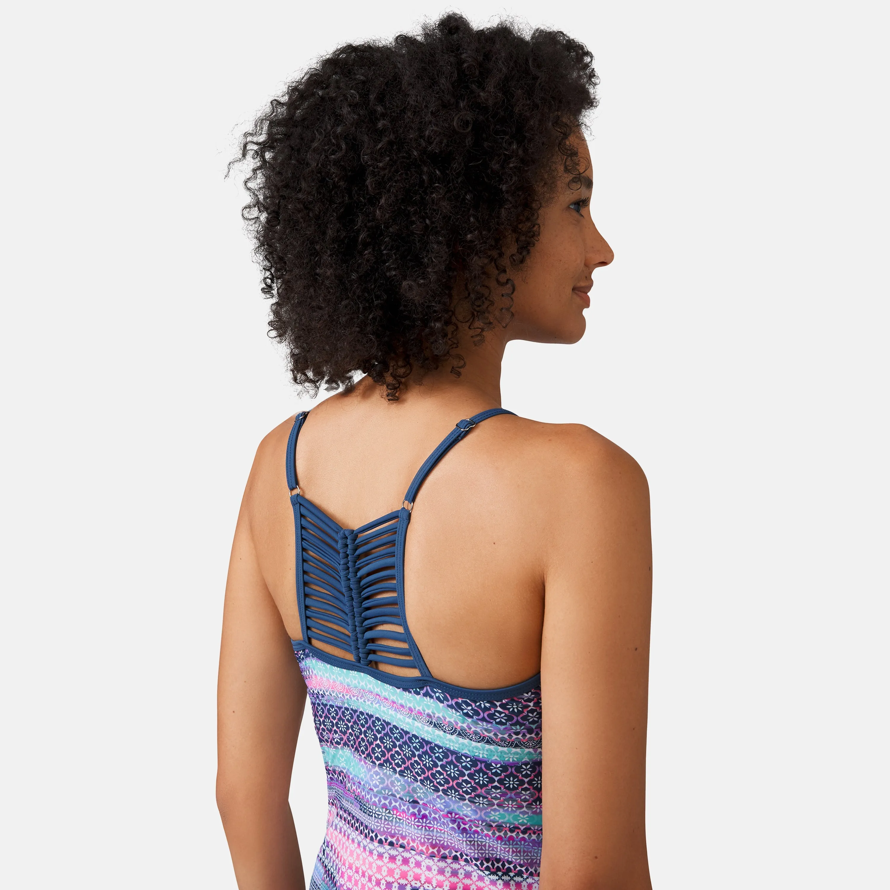 Women's Summer Haze High Neck Macrame Back Tankini Top sold by Zulily product image thumbnail 3