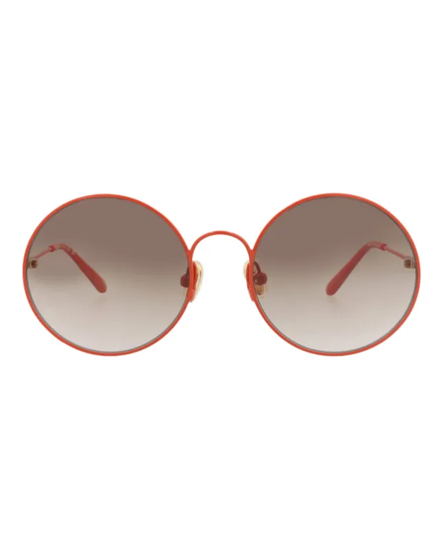 Chloé Round-Frame Metal Sunglasses made by Chloe