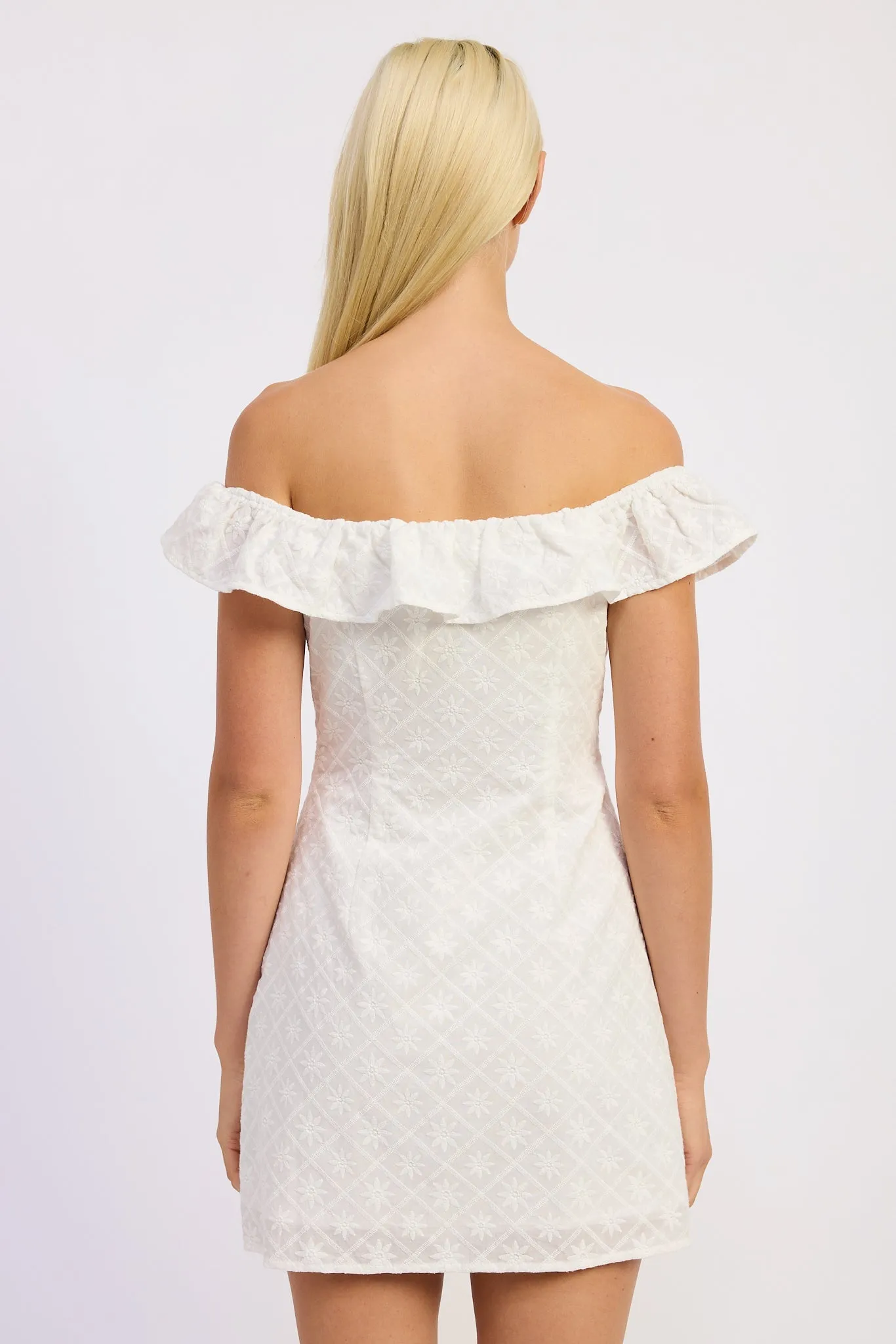 Grace Mini Off Shoulder Dress sold by Zulily product image thumbnail 3