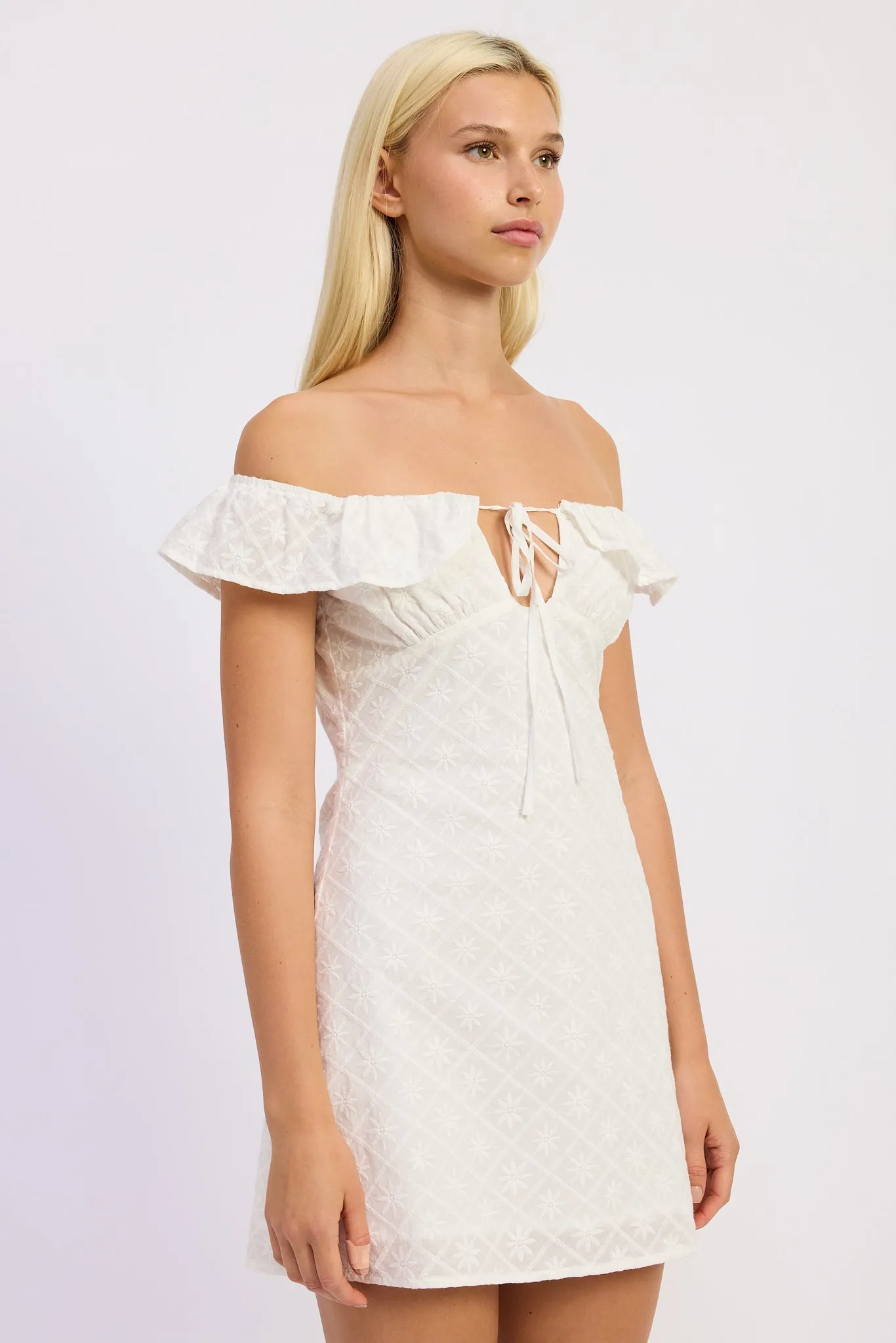 Grace Mini Off Shoulder Dress sold by Zulily product image thumbnail 2