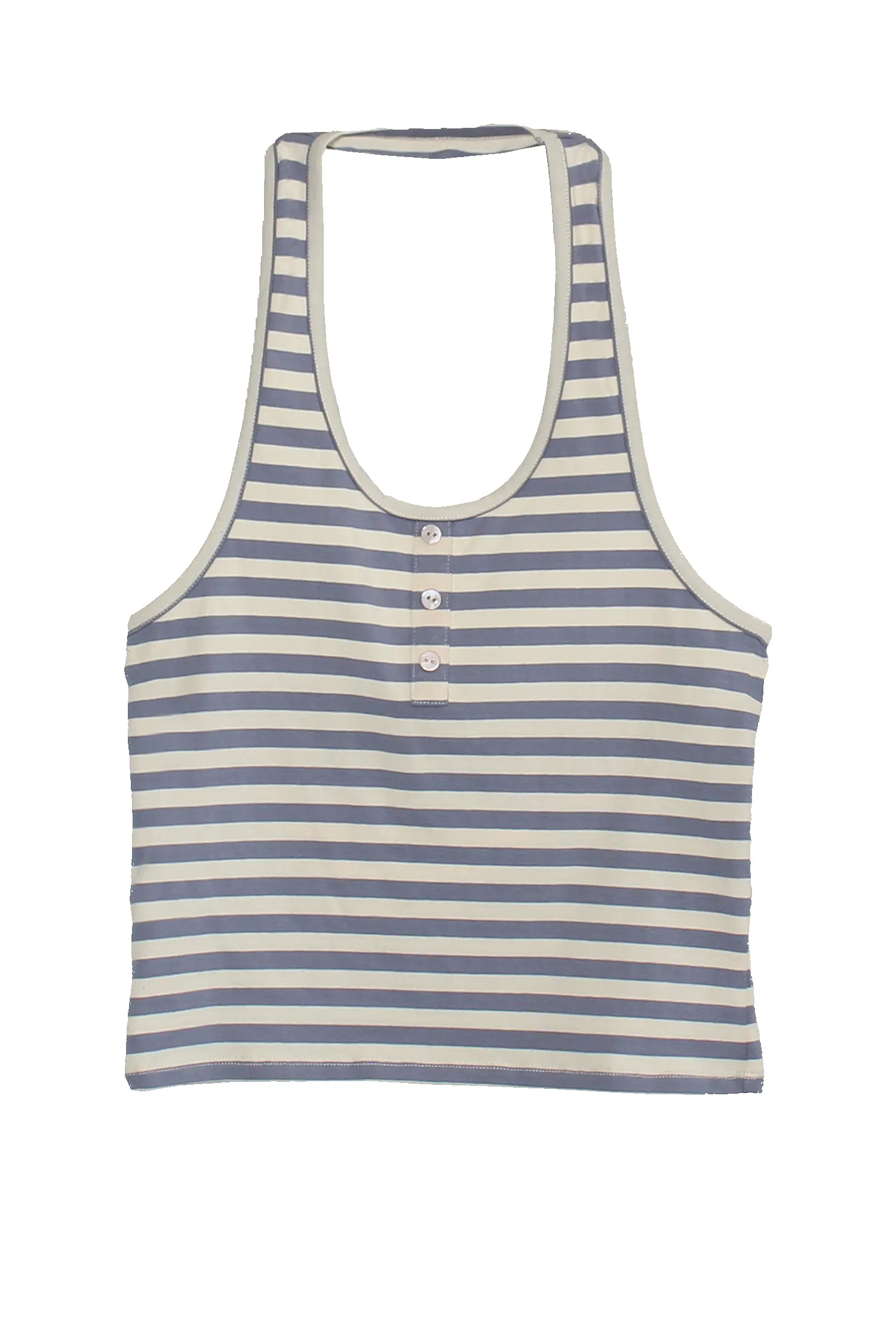 Bruna Halter Top in Seaside Stripe sold by Zulily product image thumbnail 2
