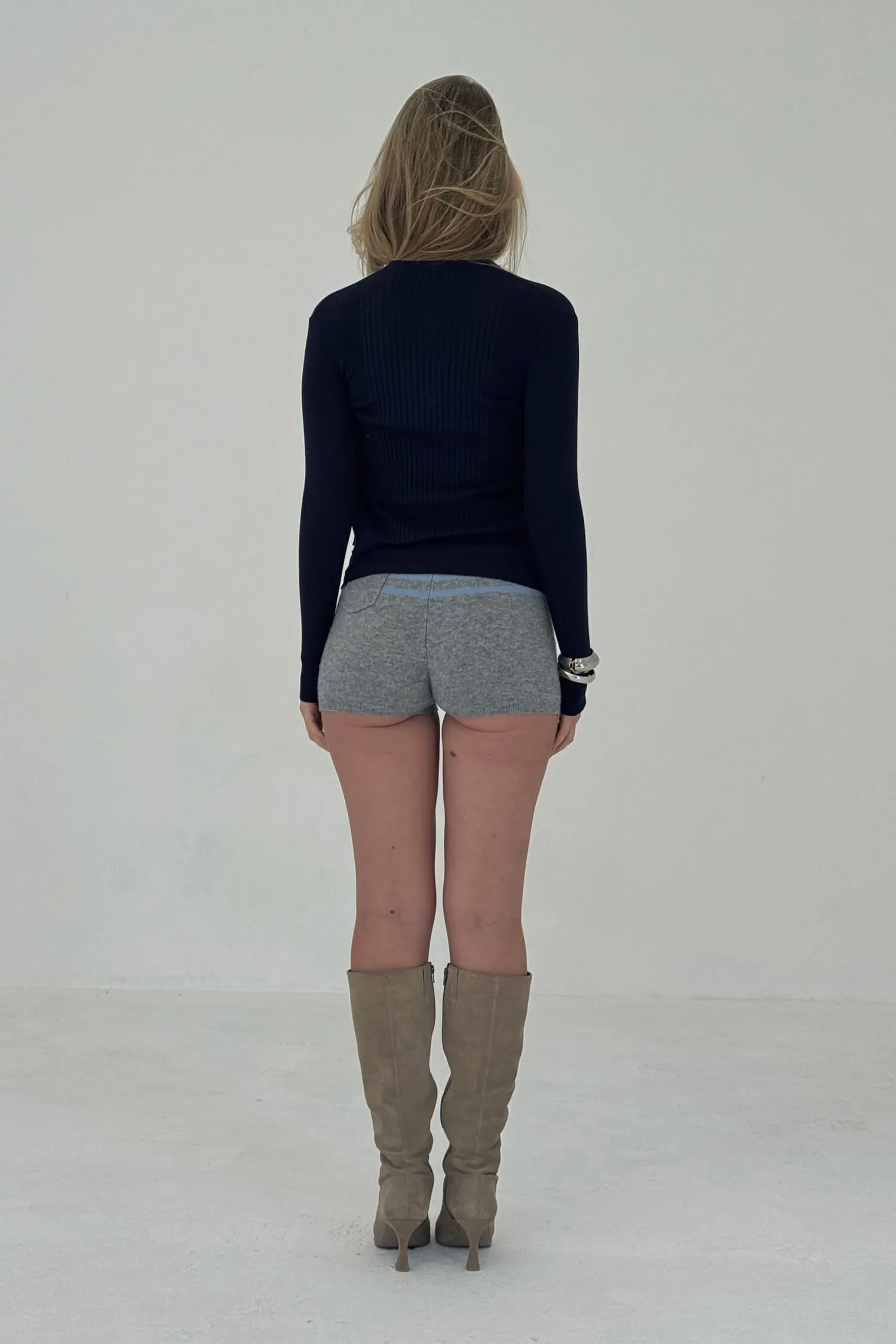 Ribbed Knit Cardigan in Navy sold by Zulily product image thumbnail 3