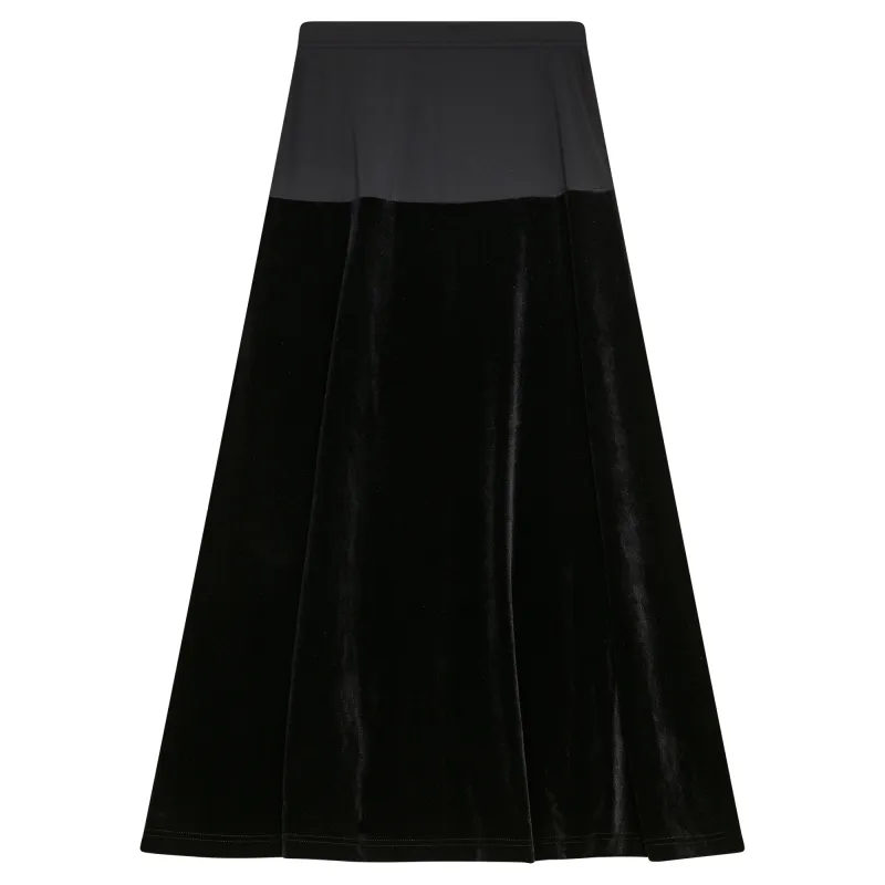 Maternity Velour Maxi Skirt made by Zulily