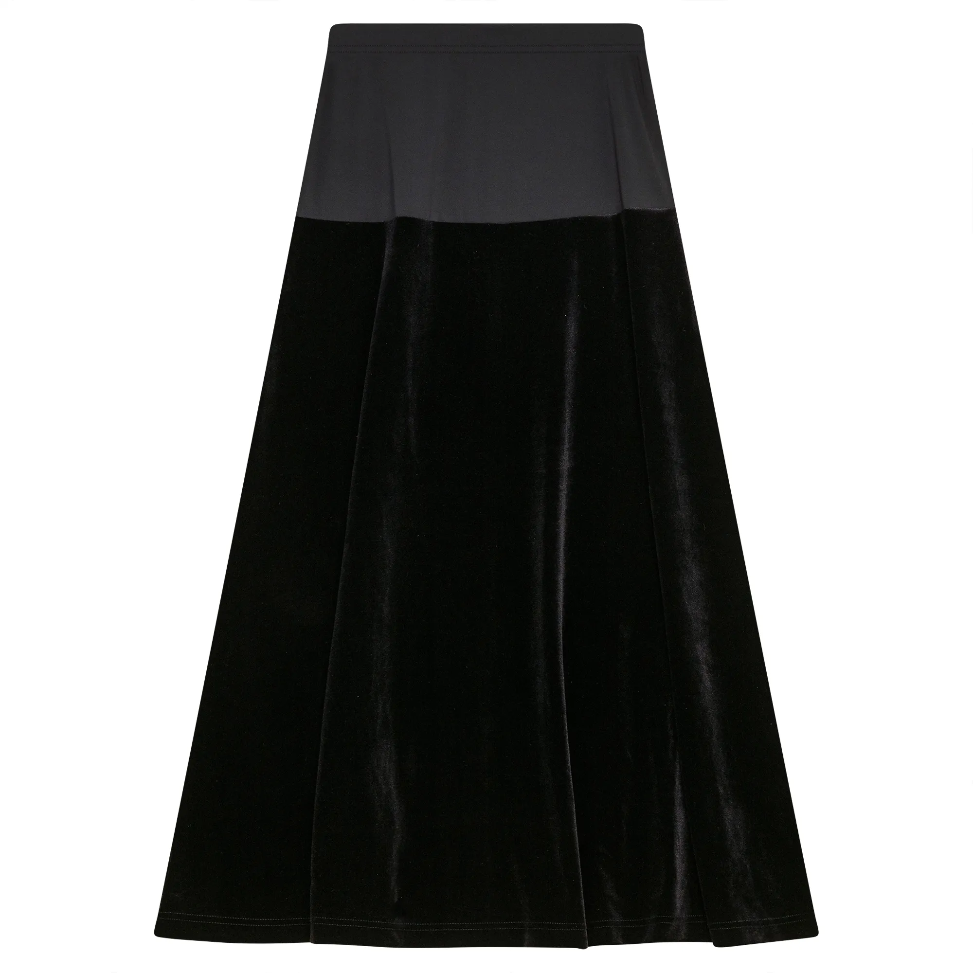 Maternity Velour Maxi Skirt sold by Zulily