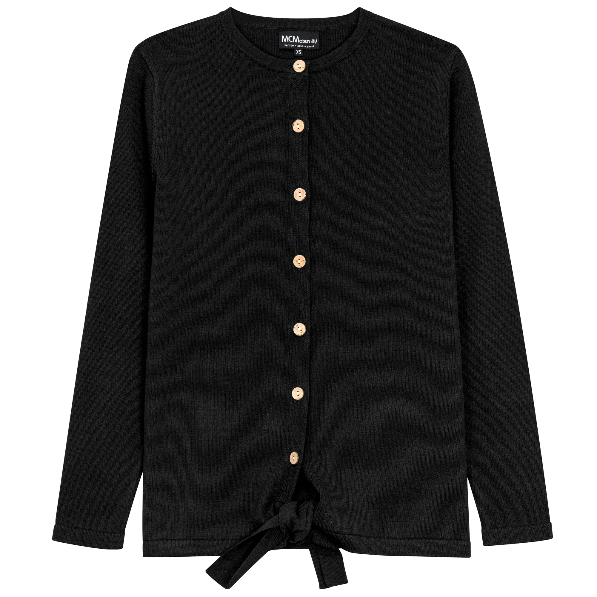 Maternity Tie Knit Cardigan sold by Zulily