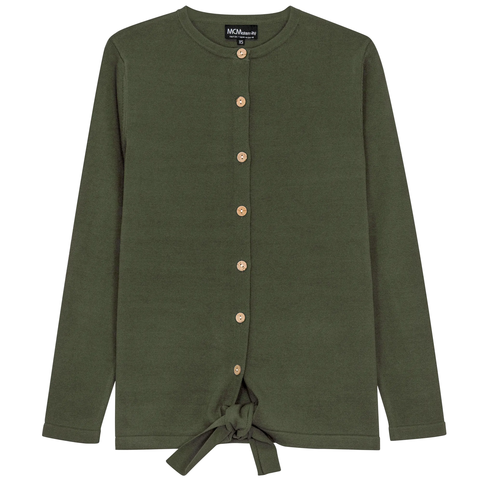Maternity Tie Knit Cardigan sold by Zulily product image thumbnail 3