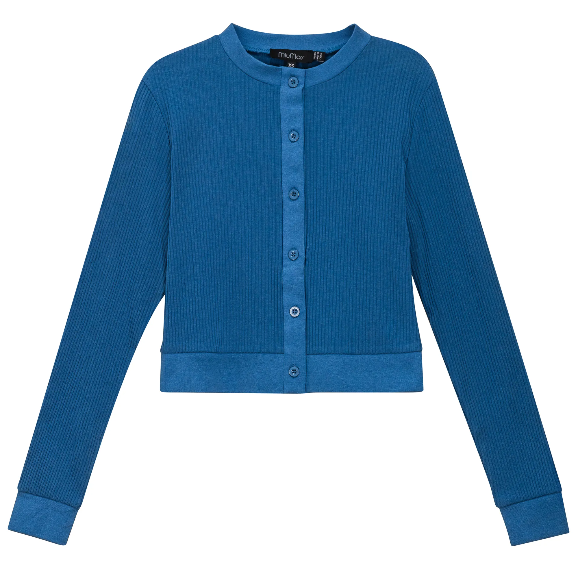 Maternity Ribbed Cropped Cardigan sold by Zulily product image thumbnail 4