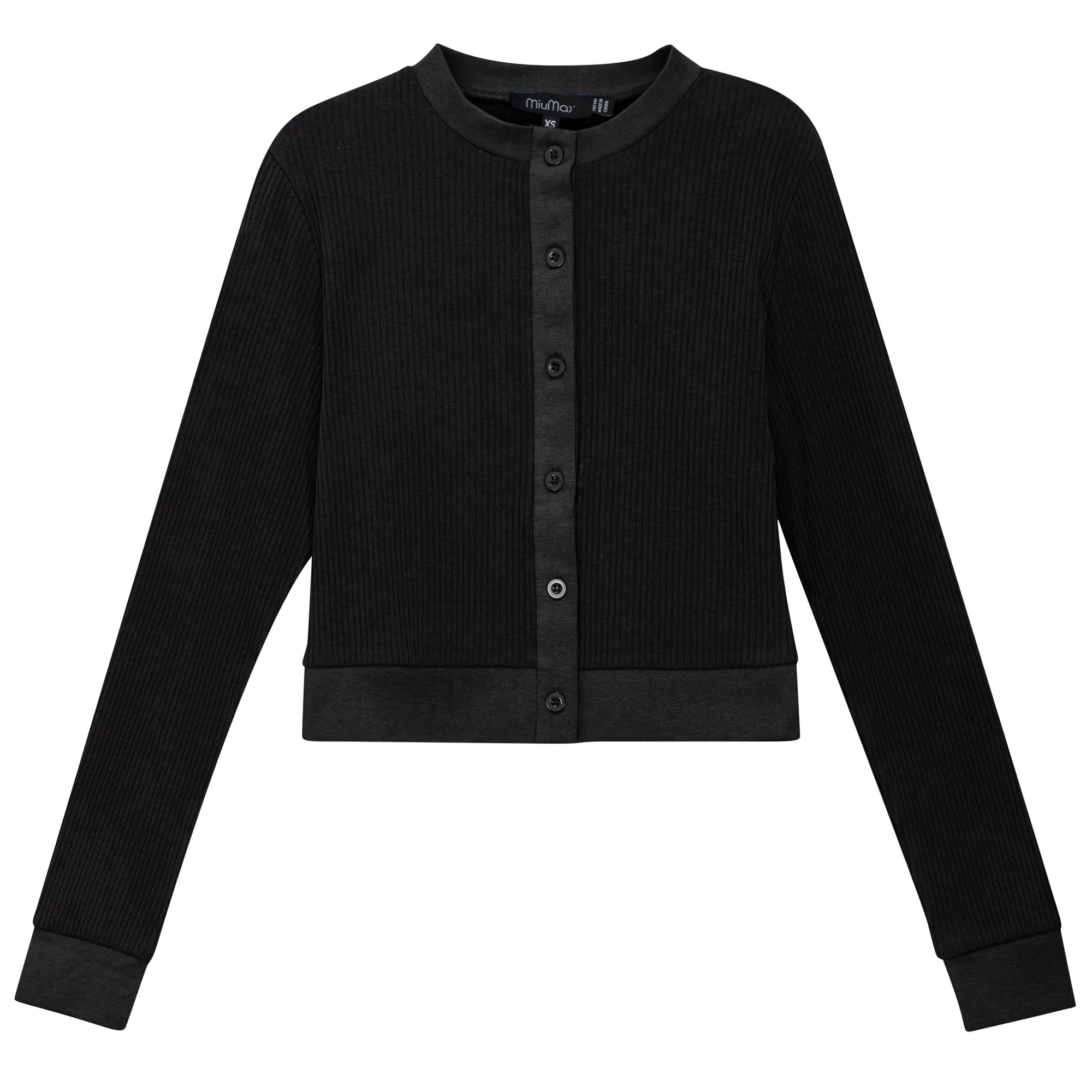 Maternity Ribbed Cropped Cardigan sold by Zulily