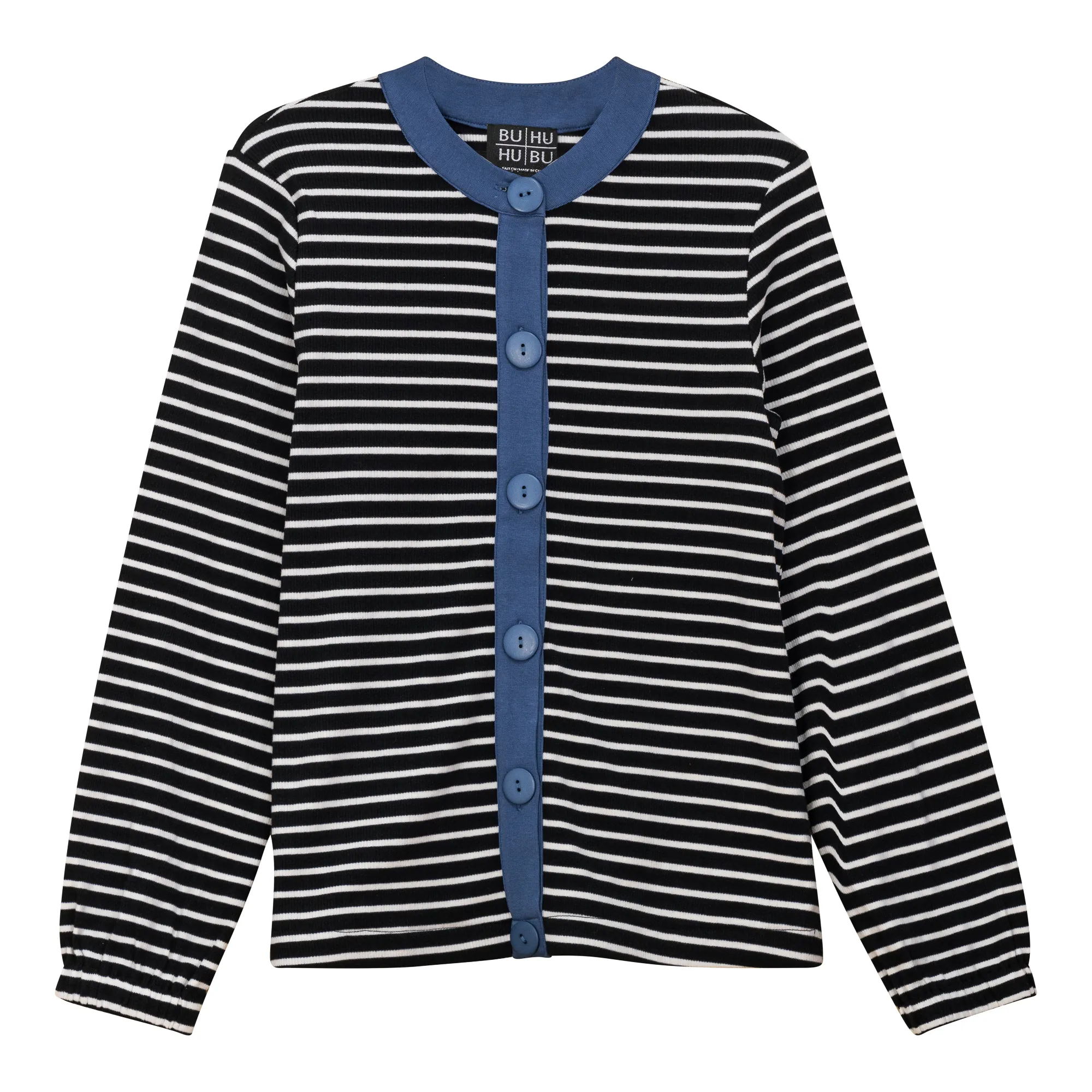 Maternity Striped Button Down Cardigan sold by Zulily