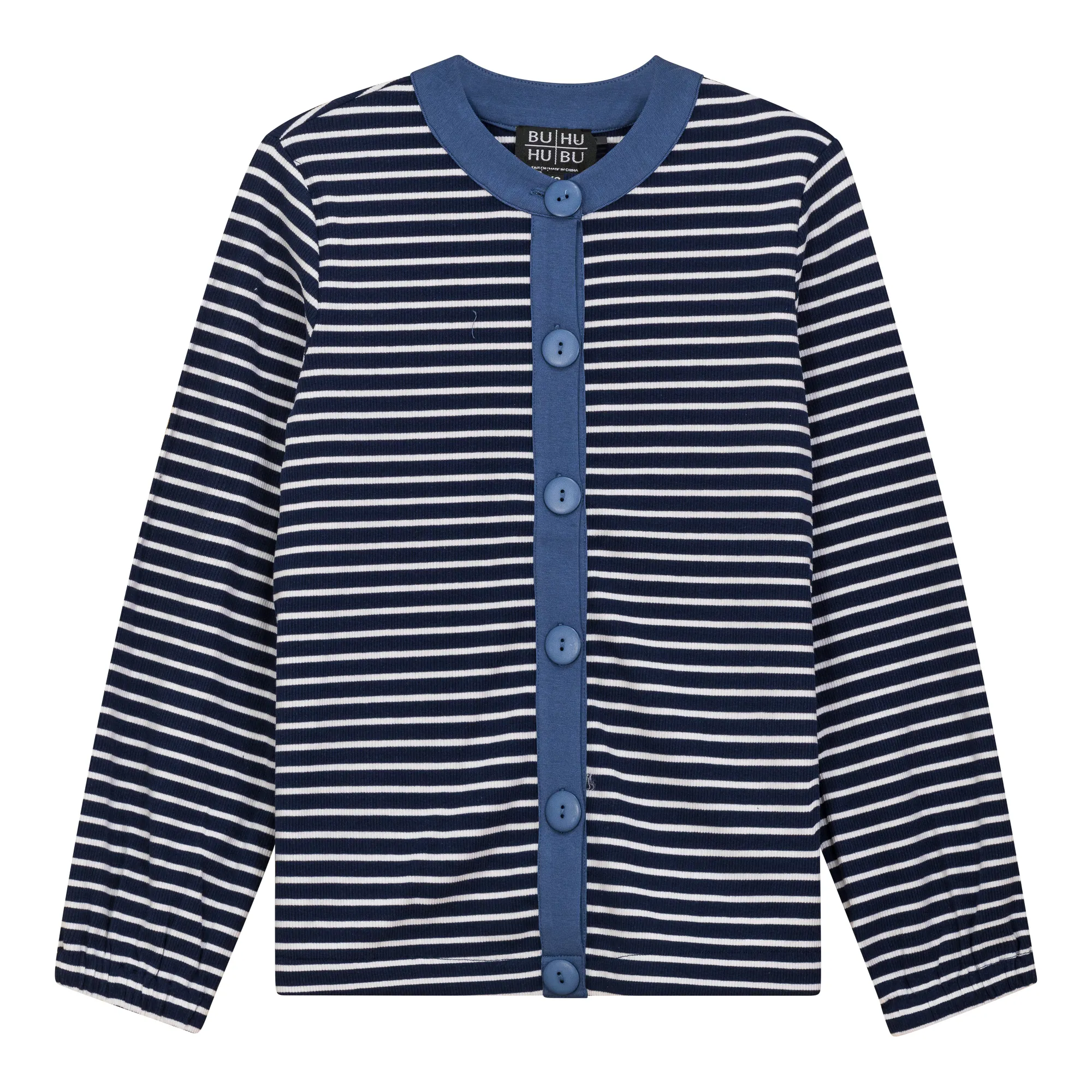 Maternity Striped Button Down Cardigan sold by Zulily product image thumbnail 2