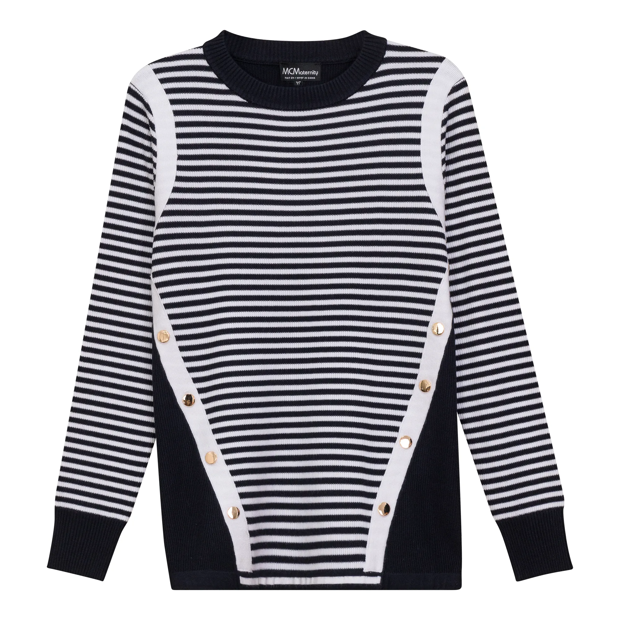 Maternity Stripped Sweater sold by Zulily product image thumbnail 2