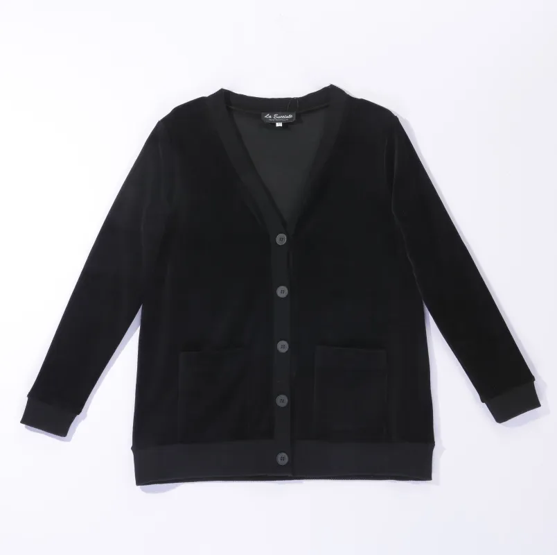 Maternity Velour Cardigan made by Zulily