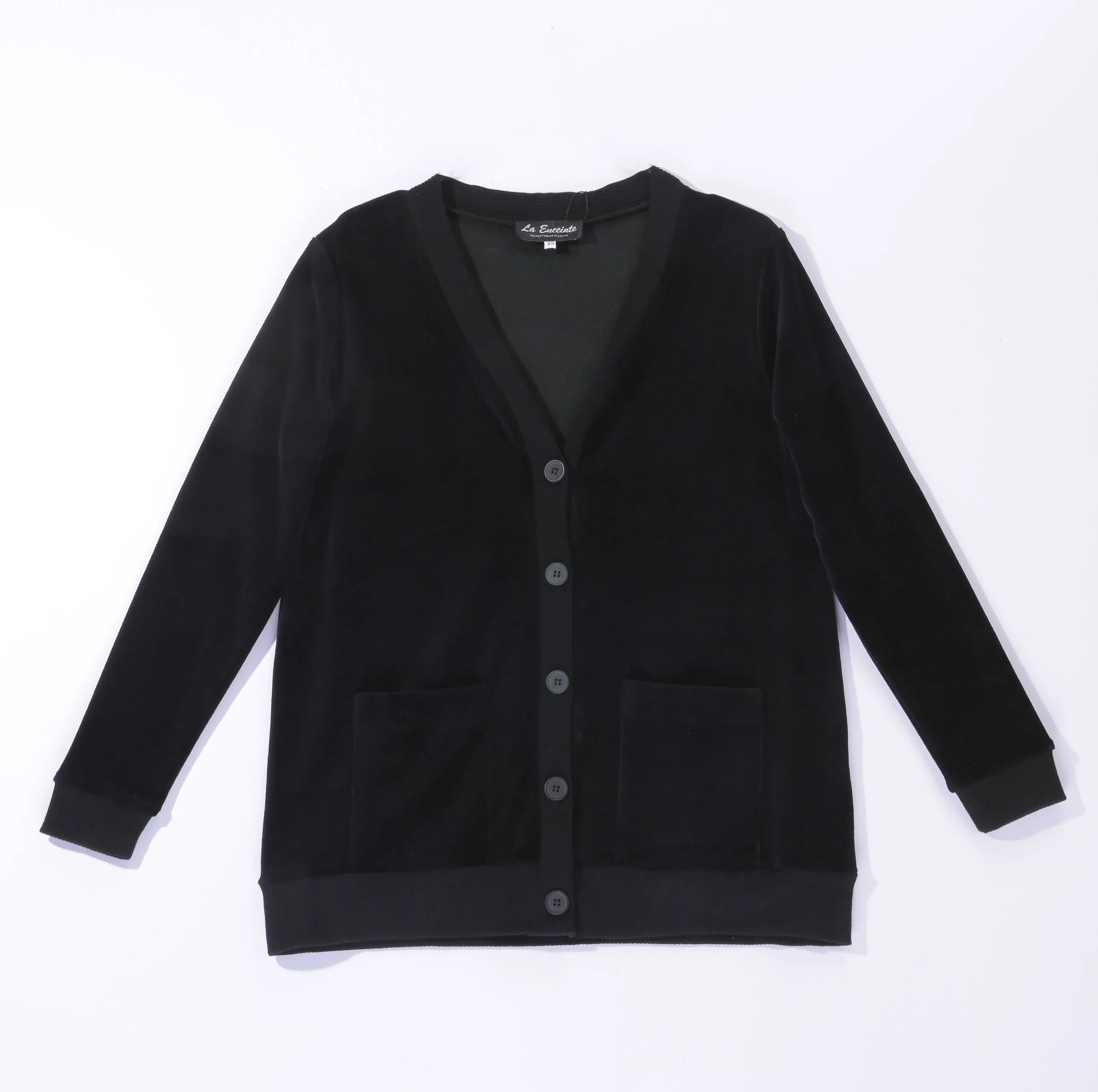 Maternity Velour Cardigan sold by Zulily product image thumbnail 2