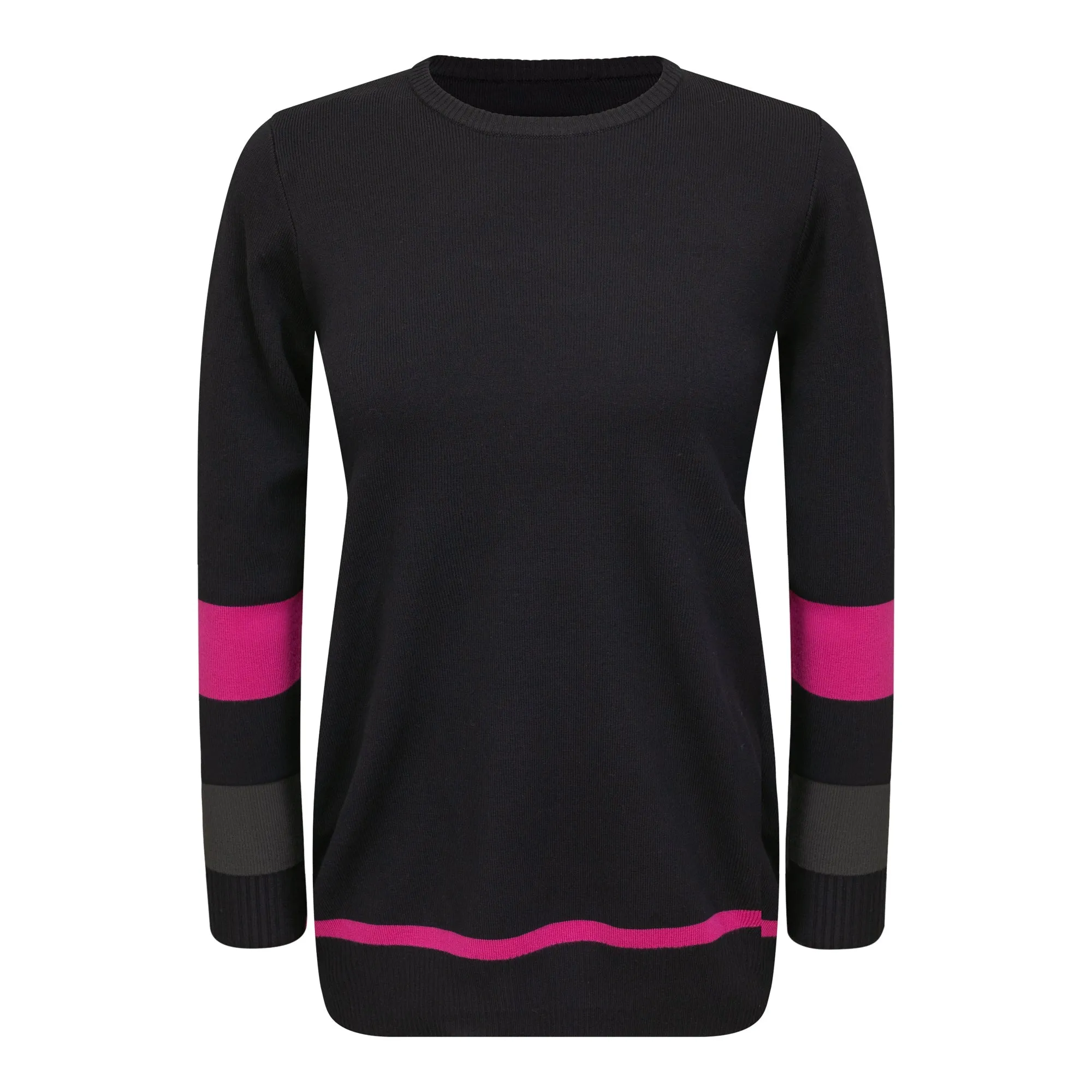 Maternity Contrast Sweater sold by Zulily